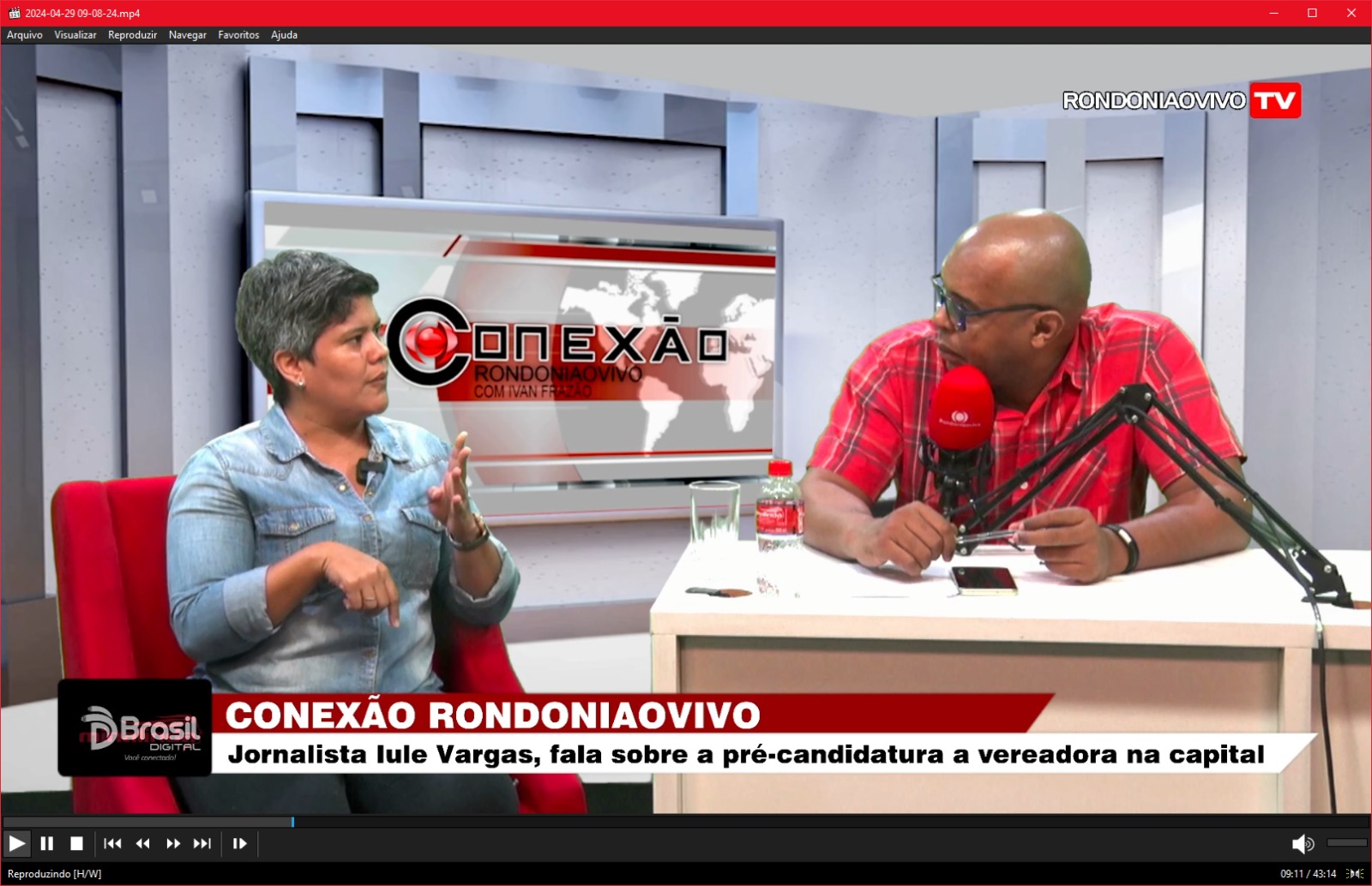 CONEXÃO RONDONIAOVIVO:  Jornalista Iule Vargas fala sobre pré-candidatura a vereadora na capital