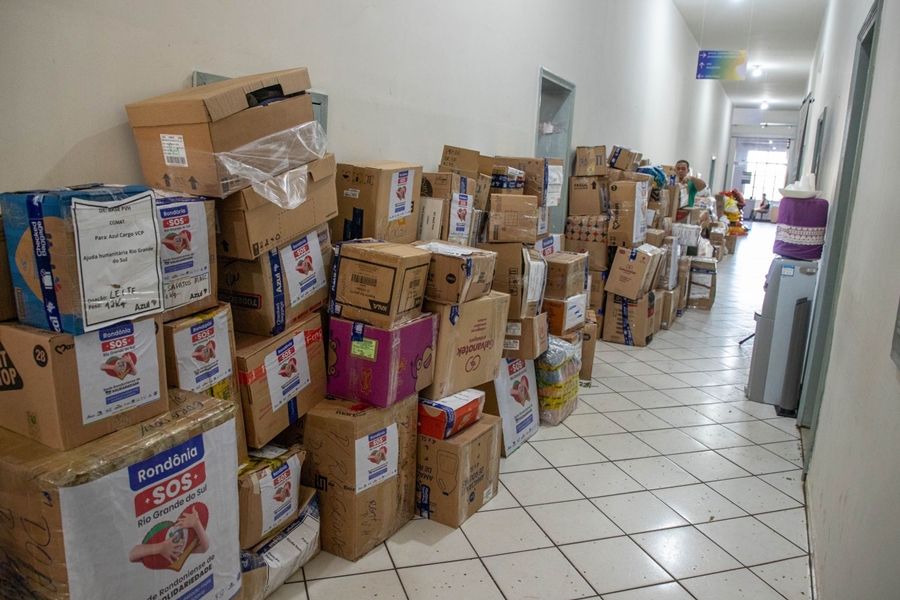 CAMPANHA: Prédio do Relógio segue como ponto de coleta para doações às vítimas do RS