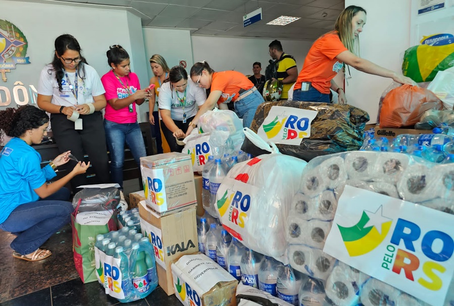 SOLIDARIEDADE: Governo de RO anuncia 1º lote de ajuda humanitária para RS