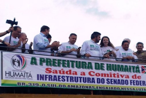 BR-319: Lúcio Mosquini representa a bancada federal na Caravana da Integração