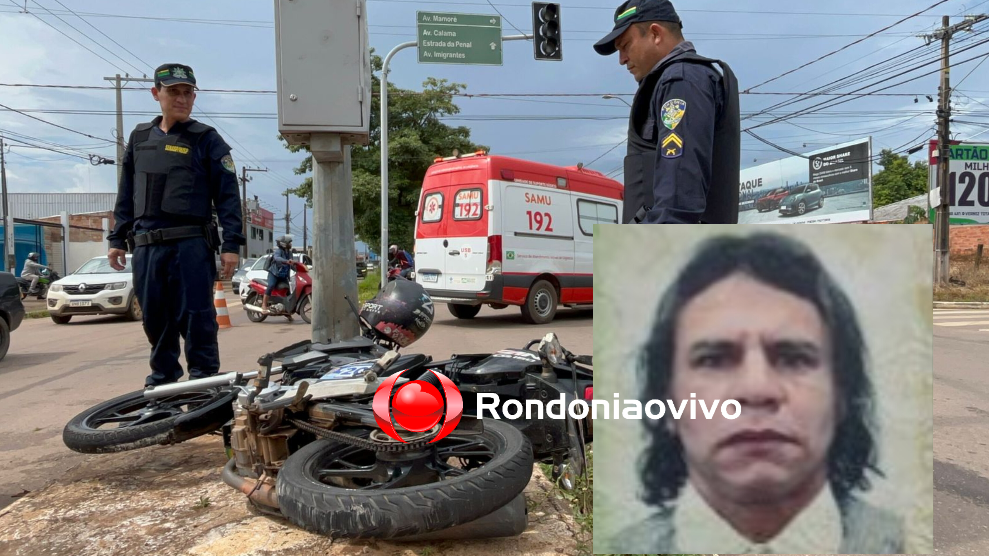 TRÁGICO: Morre motociclista que bateu contra estrutura de semáforo 