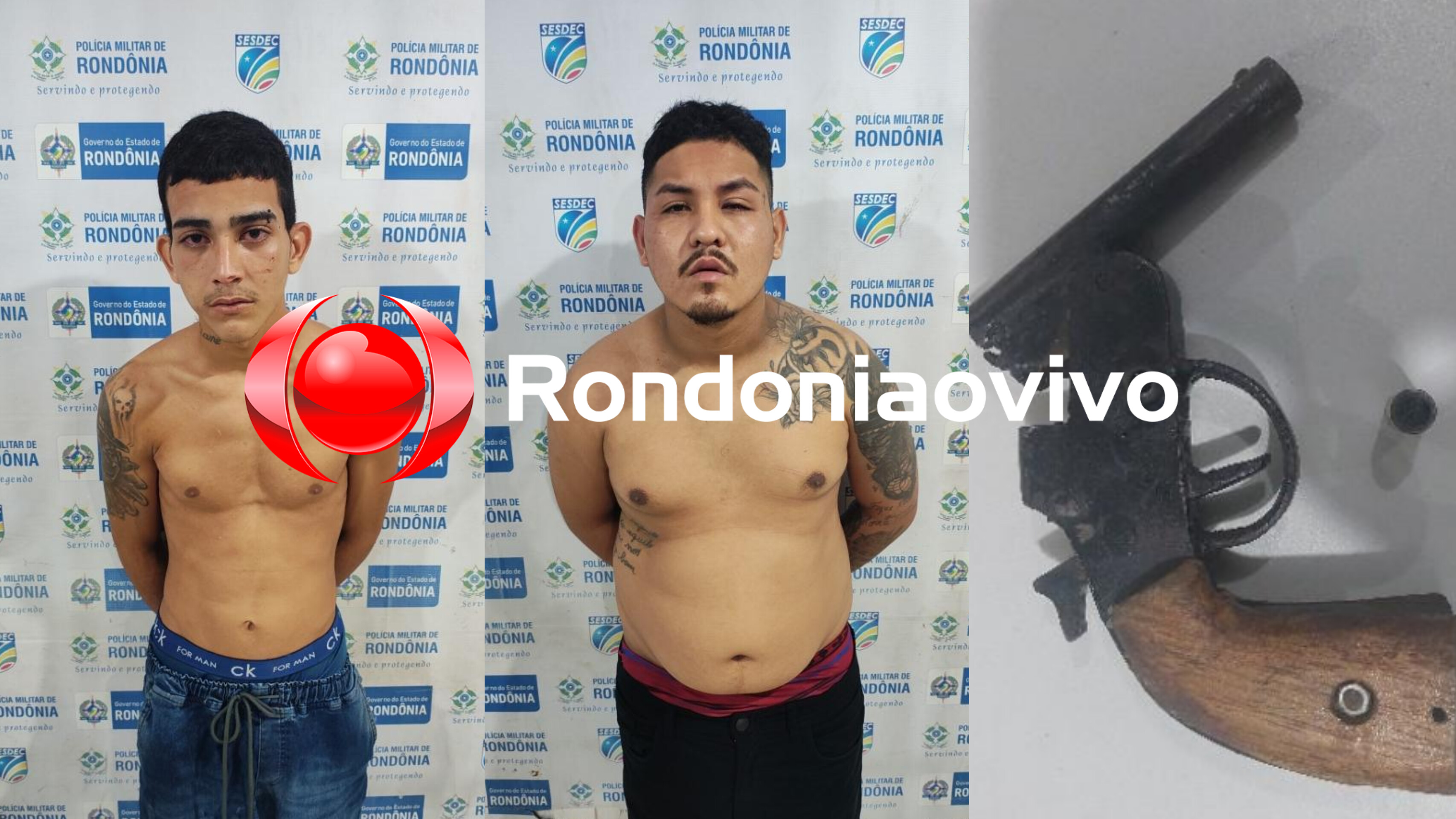 ONDA DE ROUBOS: Criminosos são presos após realizarem assaltos no Centro de Porto Velho 