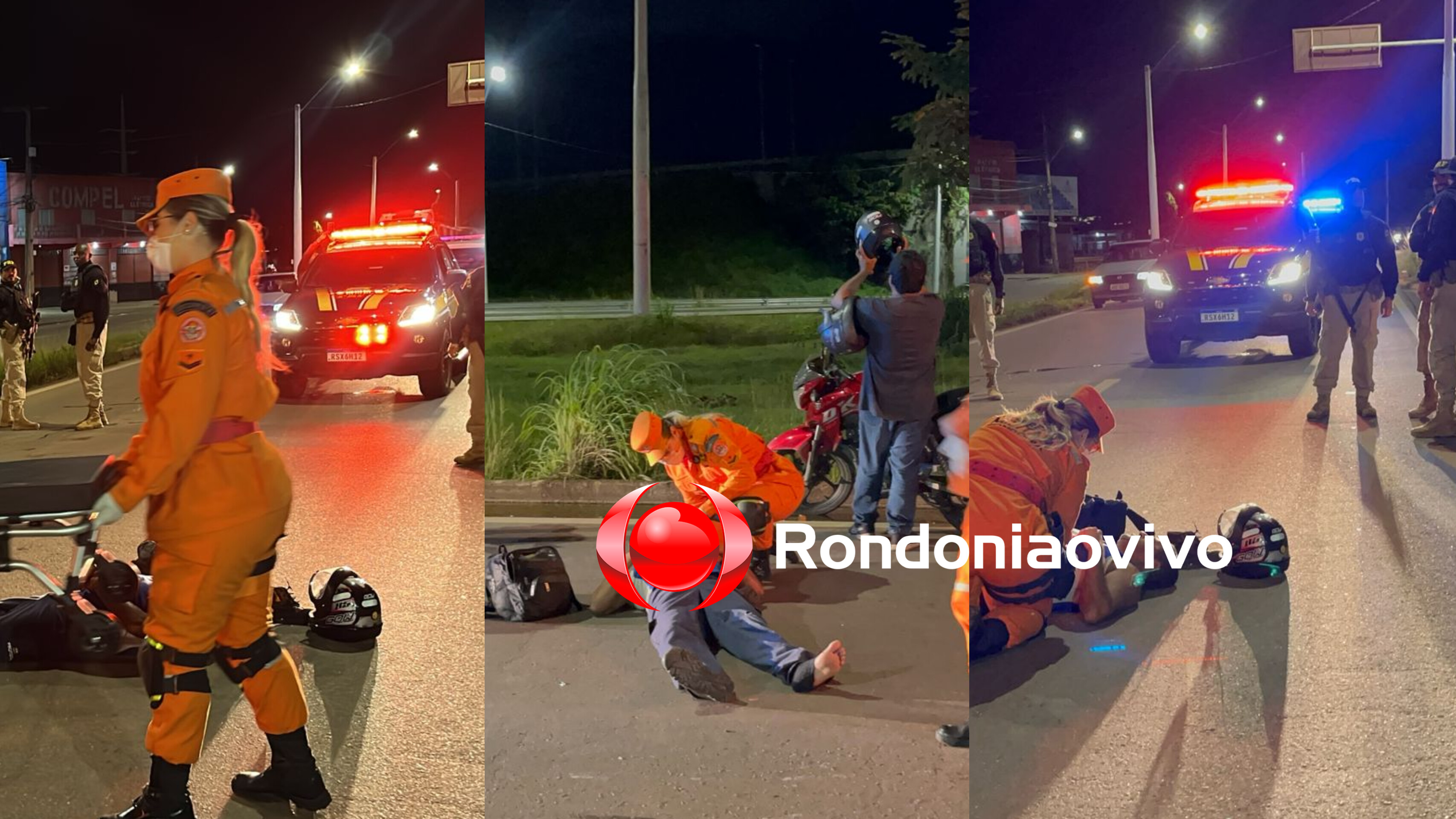 NA BR-364: Motociclista fica ferido ao atropelar Caramelo e tem veículo apreendido pela PRF