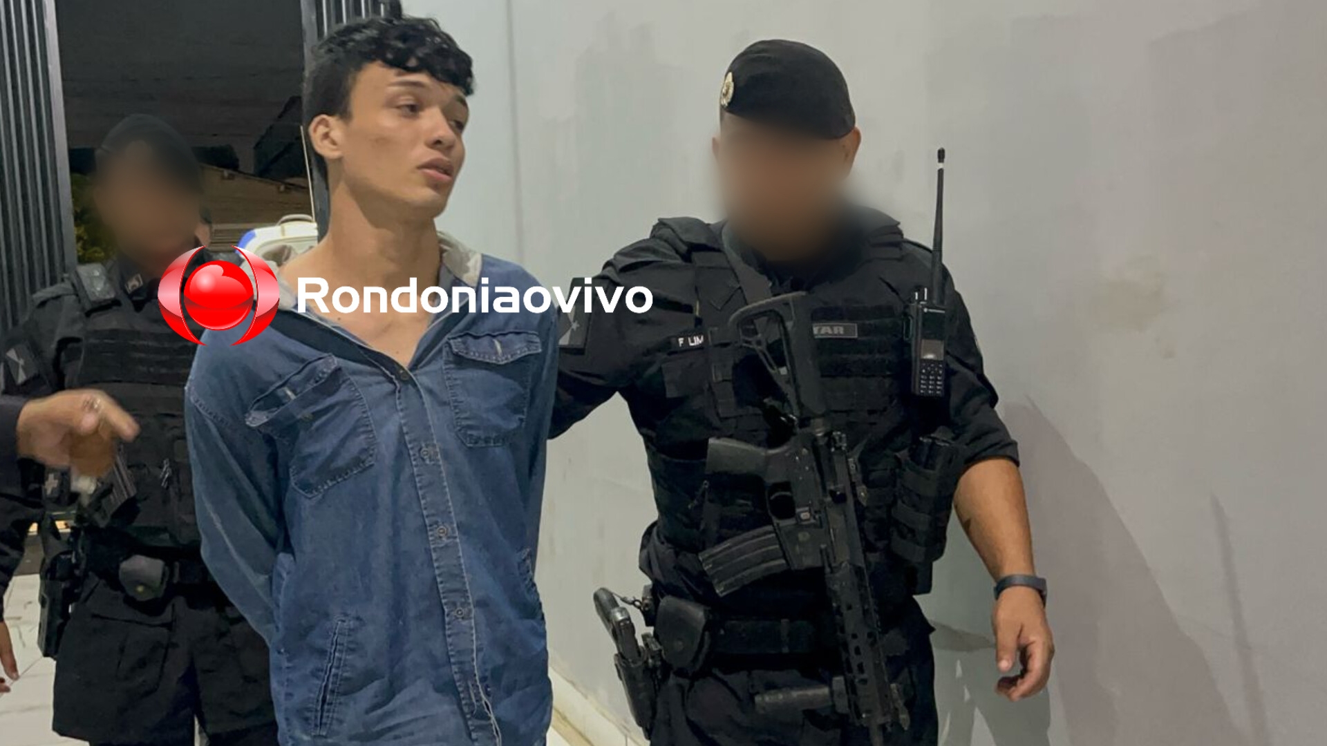 URGENTE: PM age rápido e prende acusado de duplo homicídio na zona Leste 