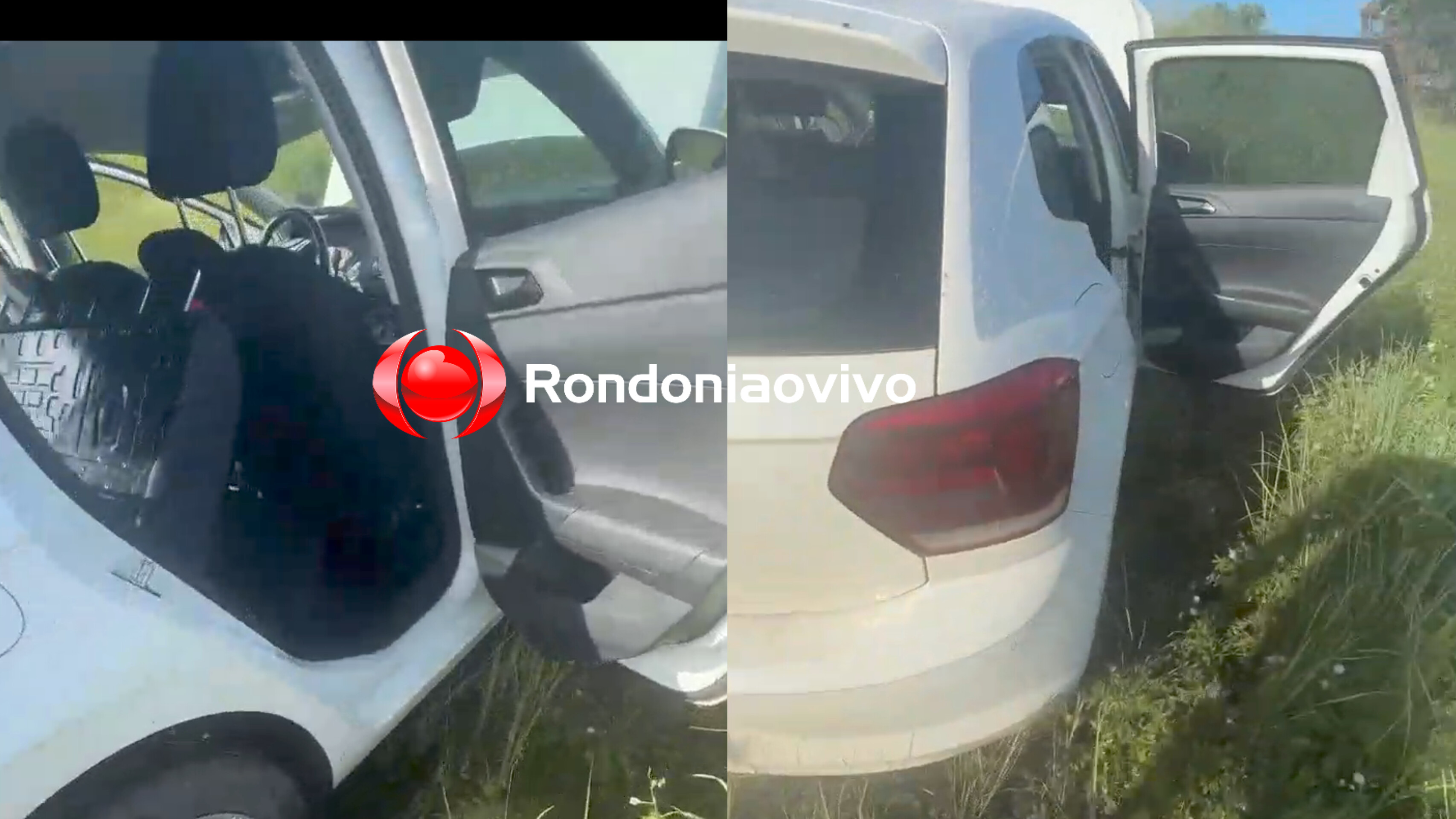 VÍDEO: Carro todo aberto é encontrado abandonado em terreno baldio 