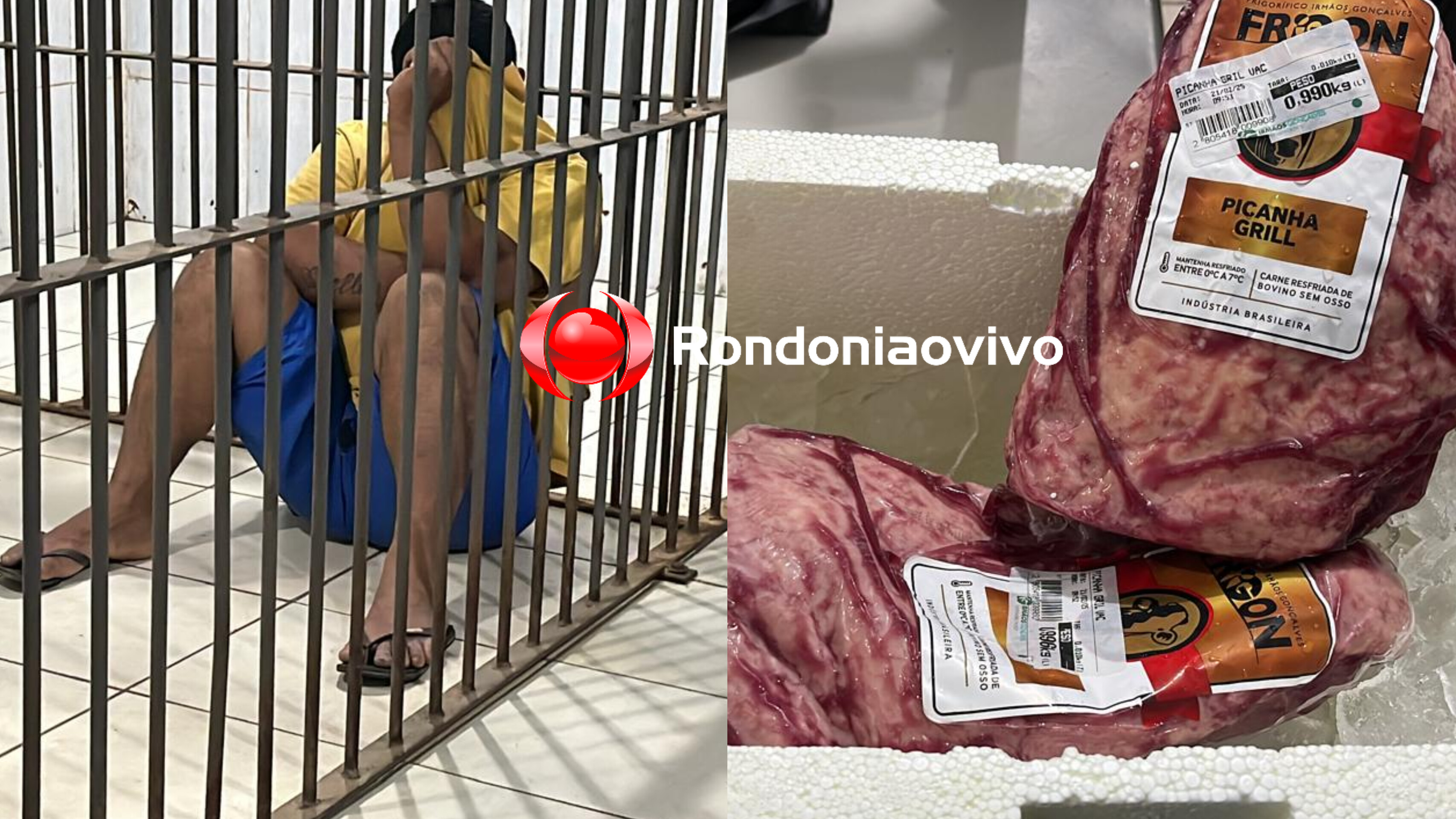 NÃO SABADOU: Acusado de furtar peças de picanha deixa funcionário do IG ferido