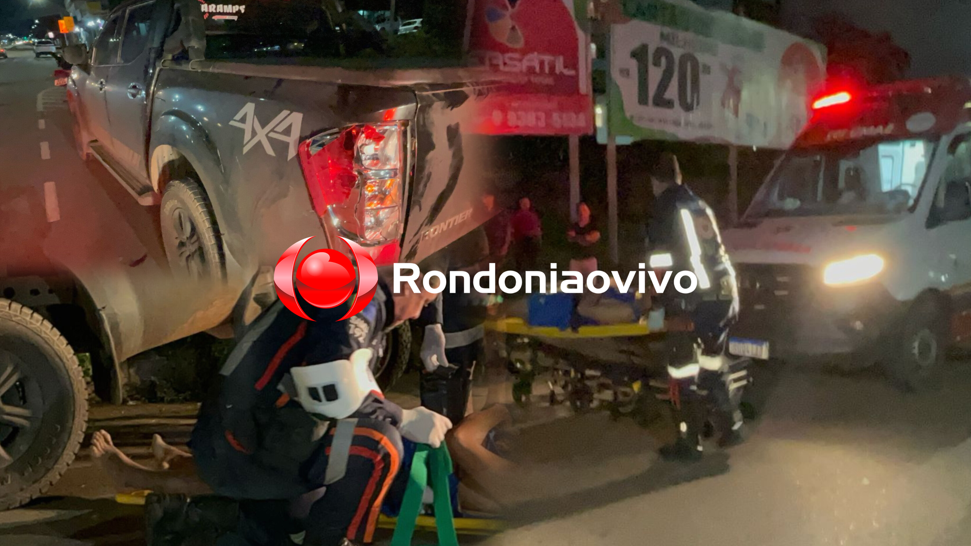 NA CAÚLA: Acidente envolvendo caminhonete e bicicleta deixa adolescente ferido 