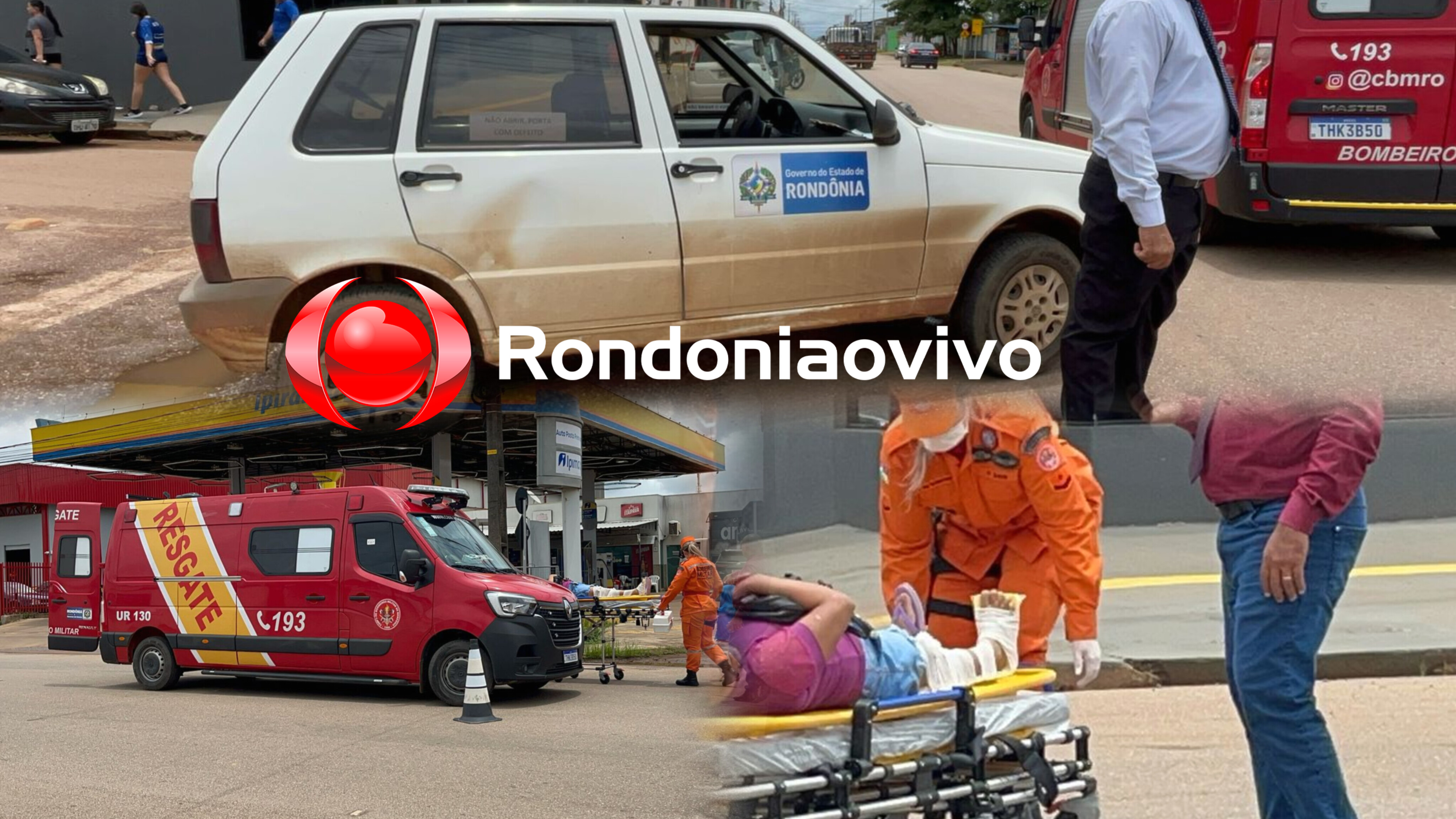 CONTRAMÃO: Mãe e filho são atropelados por veículo oficial na Avenida Amazonas 