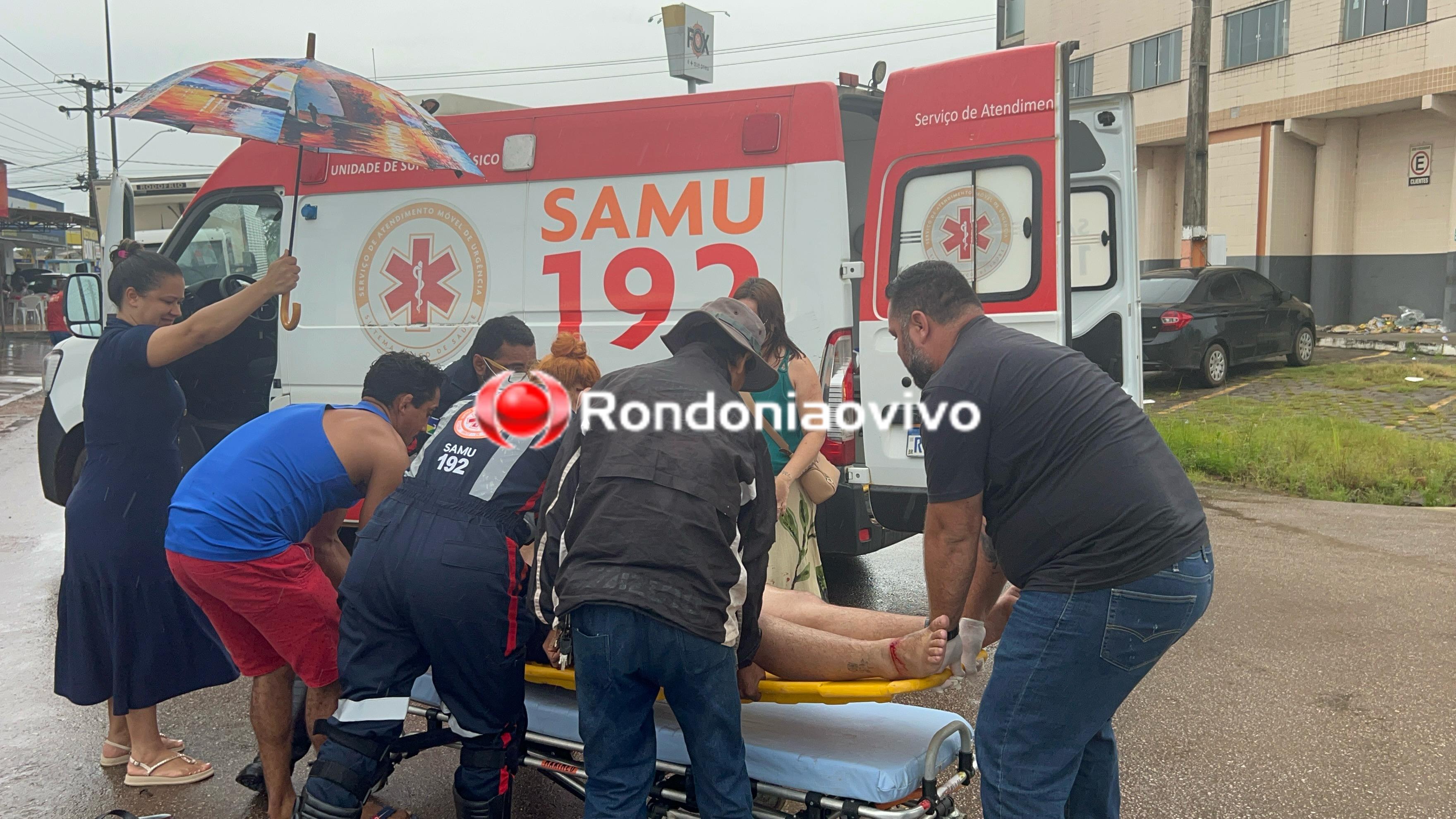 VÍDEO: Agente funerário sofre grave acidente na região Central