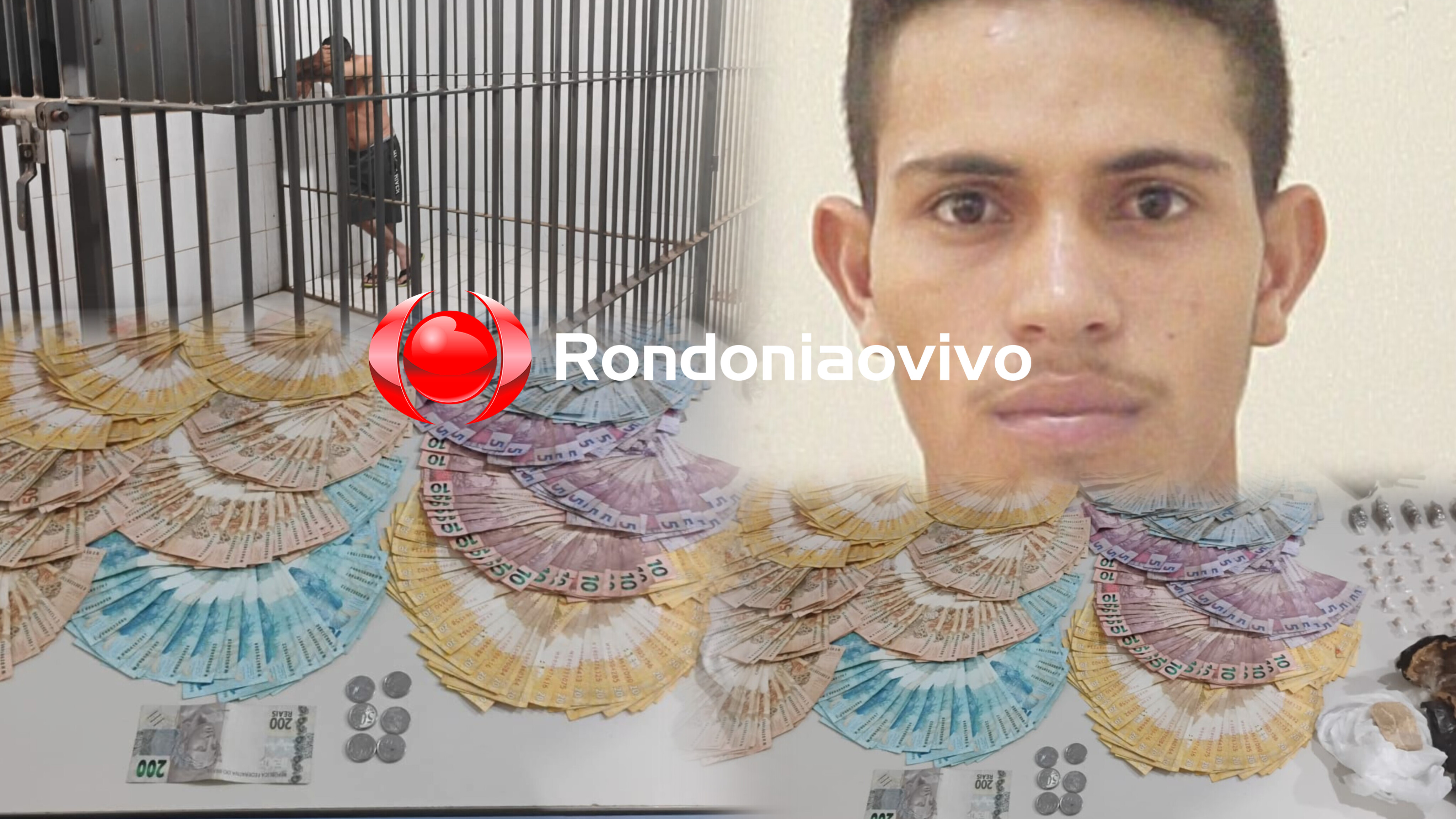 APÓS DENÚNCIA: 'Calango do CV' é preso com arma, droga e dinheiro na entrada do Orgulho 