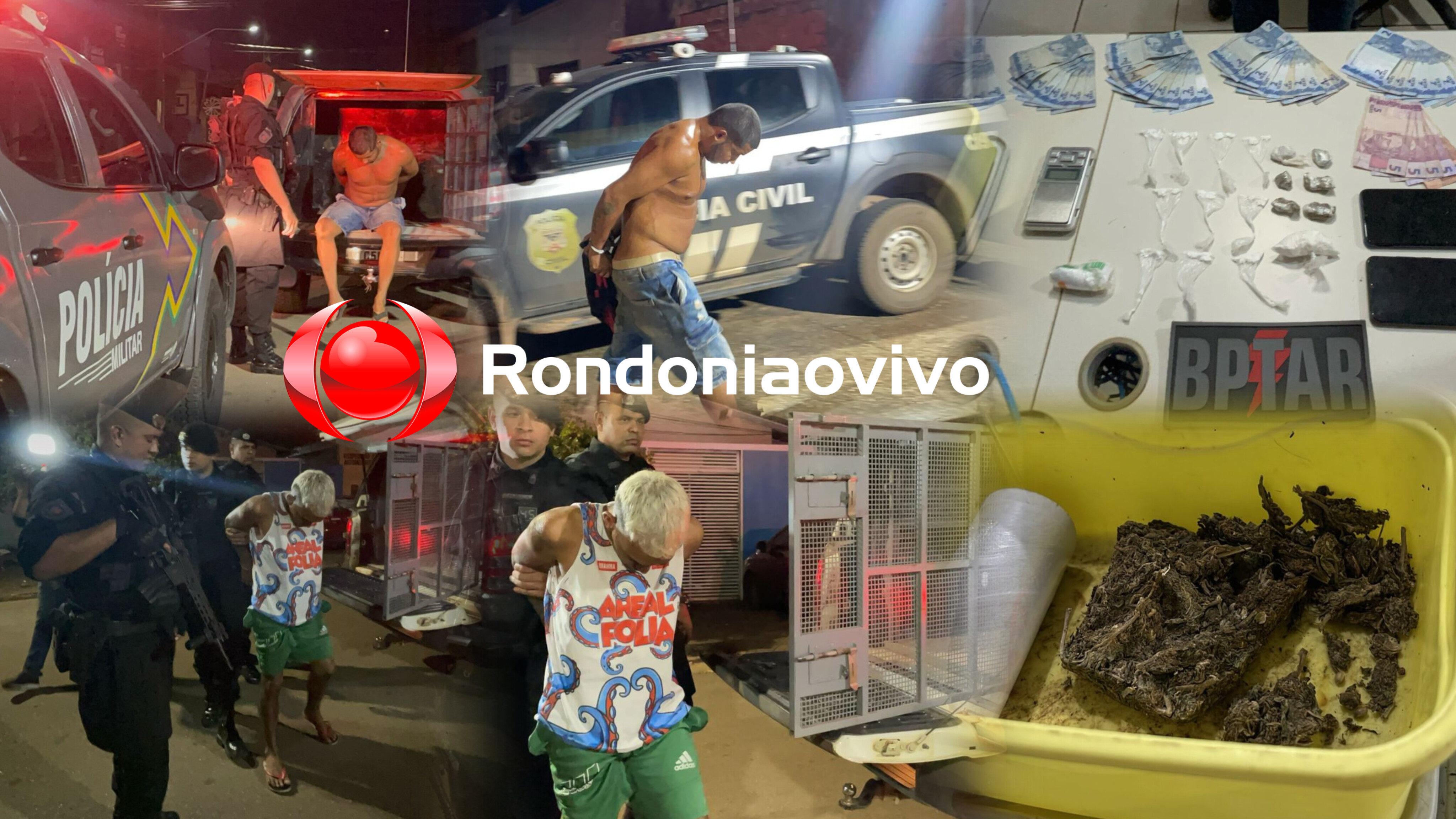 TRÁFICO DE DROGAS: BPTAR prende criminosos e fecha boca de fumo no Teixeirão 