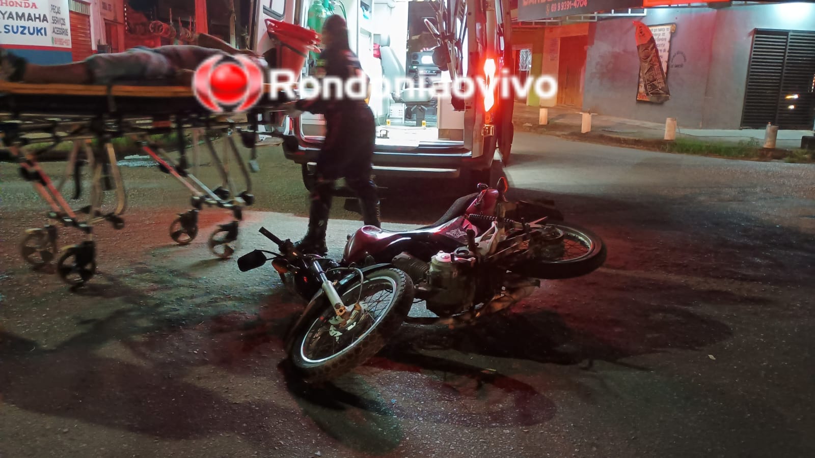 IMPRUDÊNCIA: Motociclista sofre grave acidente após avançar preferencial 