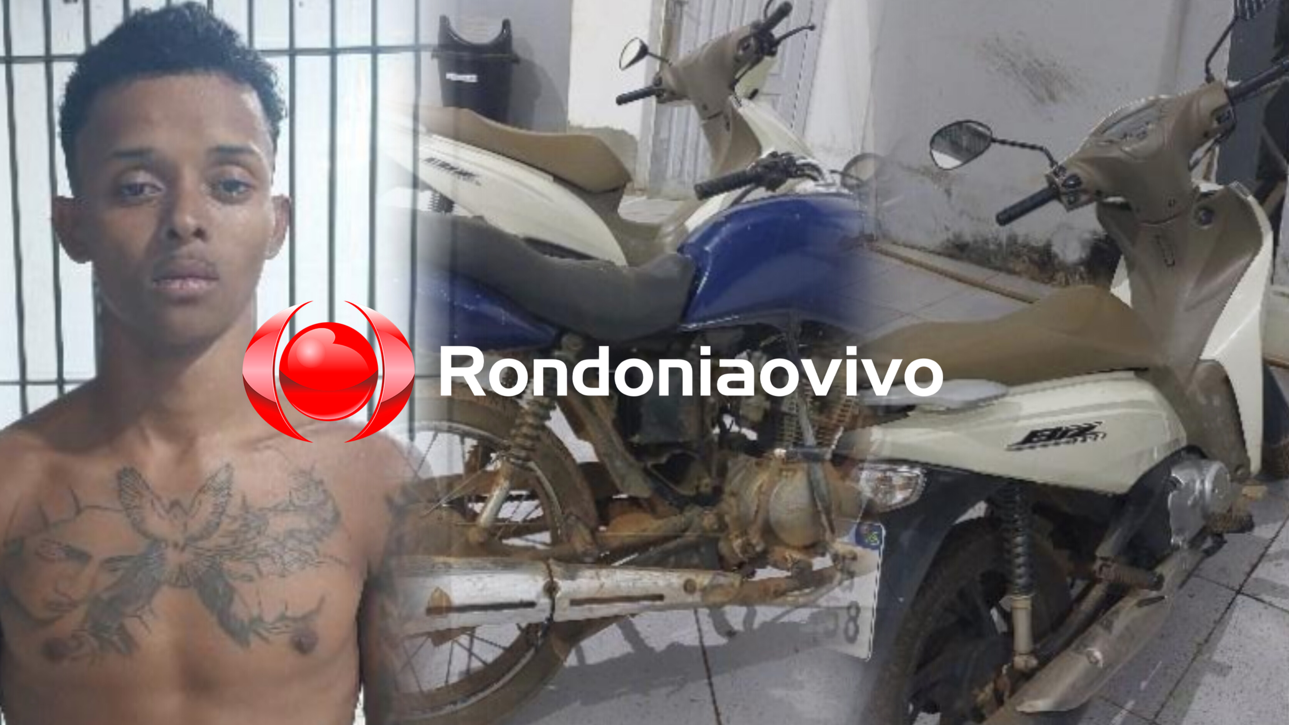 PORTO CRISTO: BPTAR prende acusado com duas motos roubadas após assalto na capital 