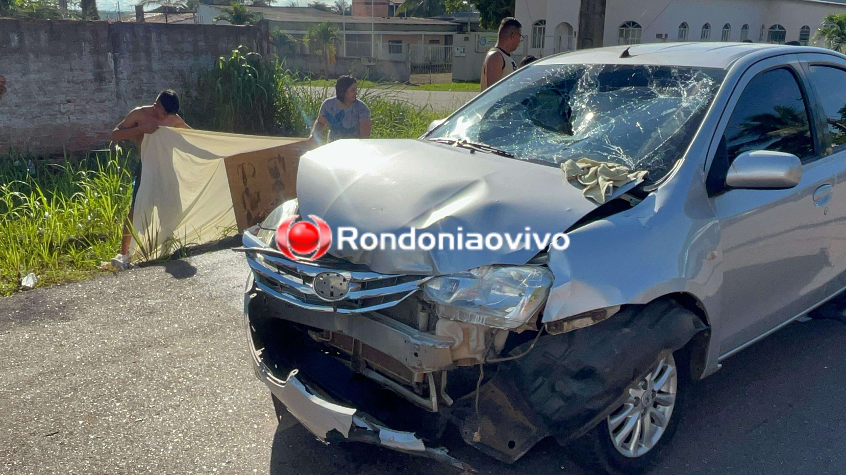 AVANÇOU: Gravíssimo acidente deixa mulher com várias  lesões