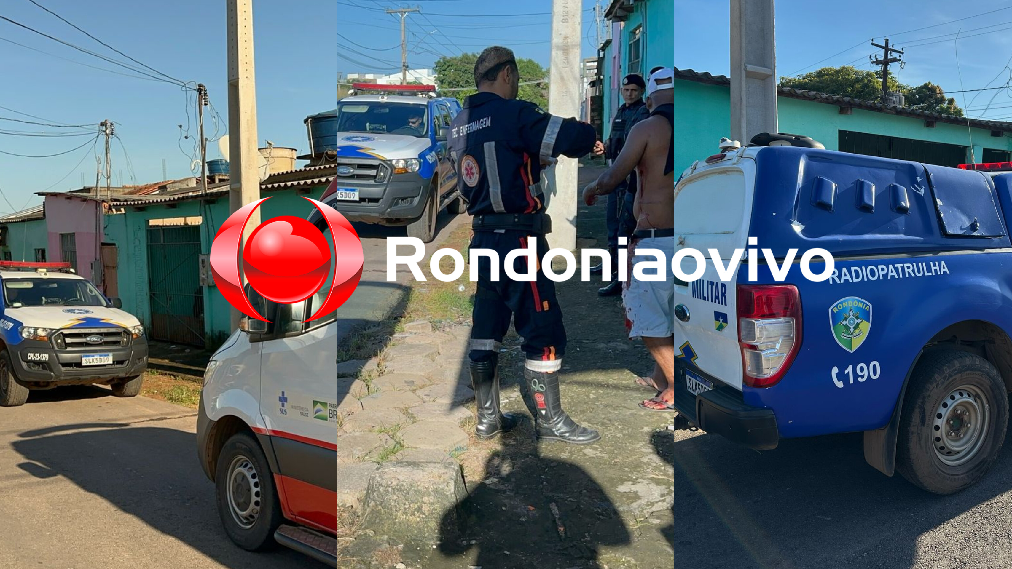 URGENTE: Homem é alvo de tentativa de homicídio após expulsar moradores de rua 