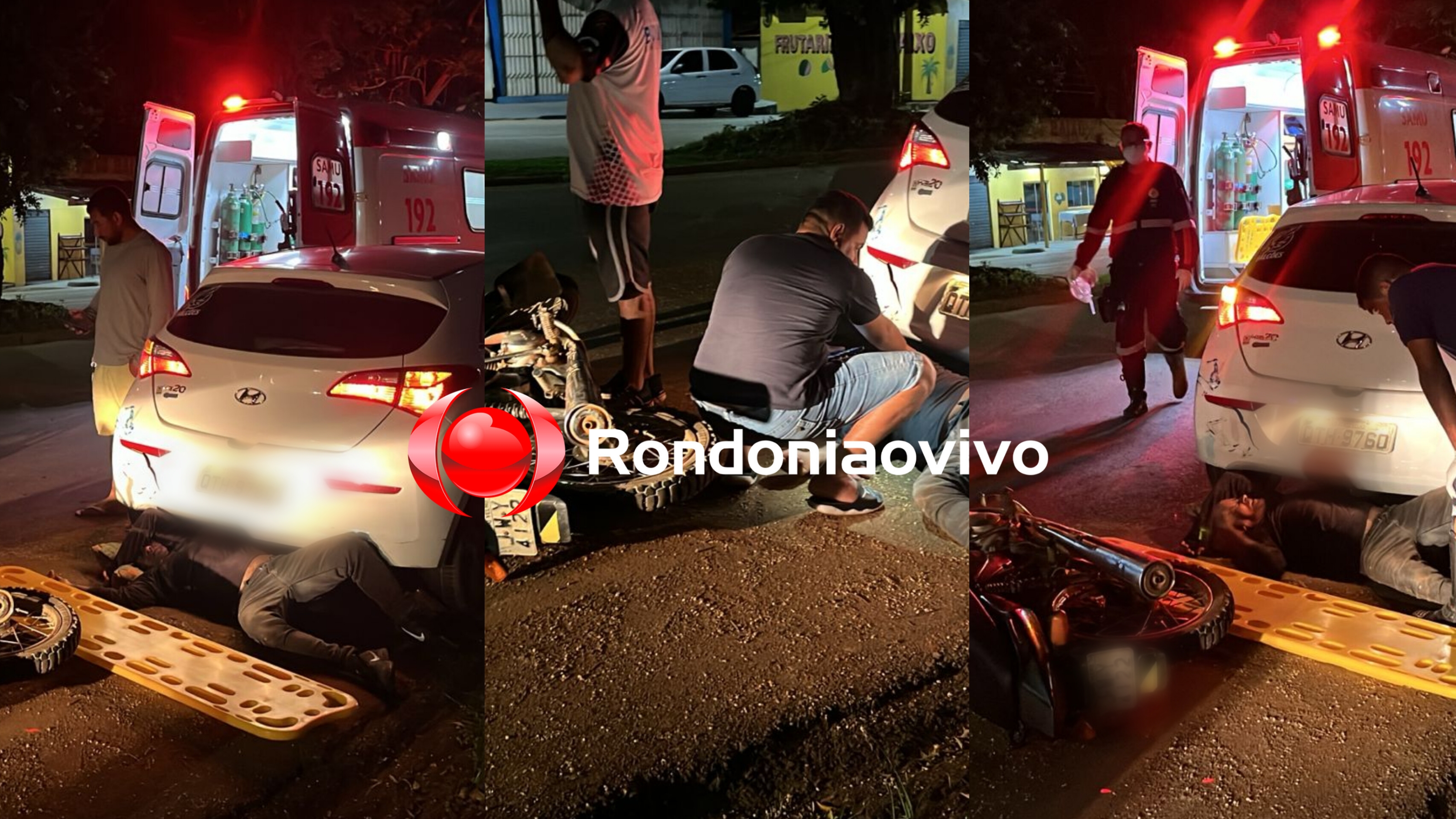 NA IMIGRANTES: Motociclista de 63 anos é fechado por caminhão e bate na traseira de carro