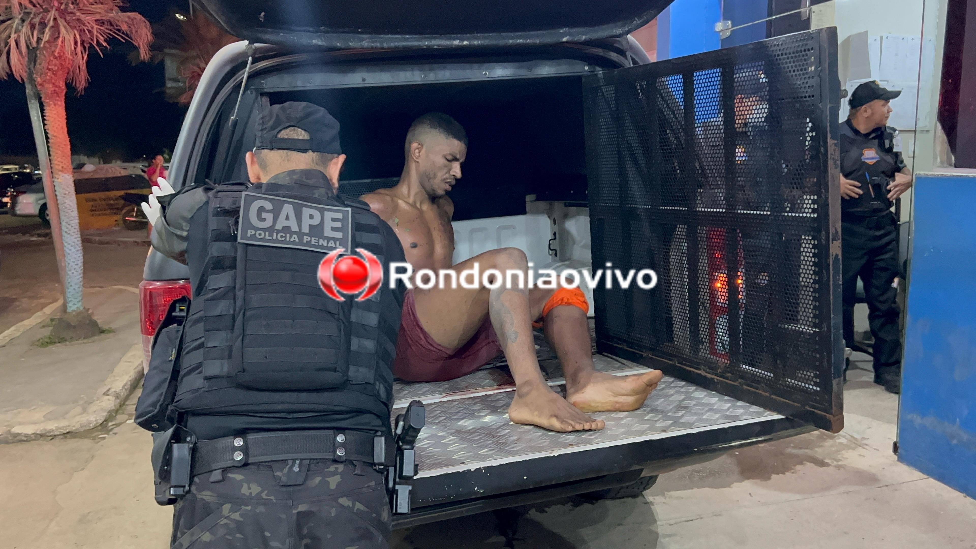 VÍDEO: Apenado é baleado após tentar fugir do presídio 470