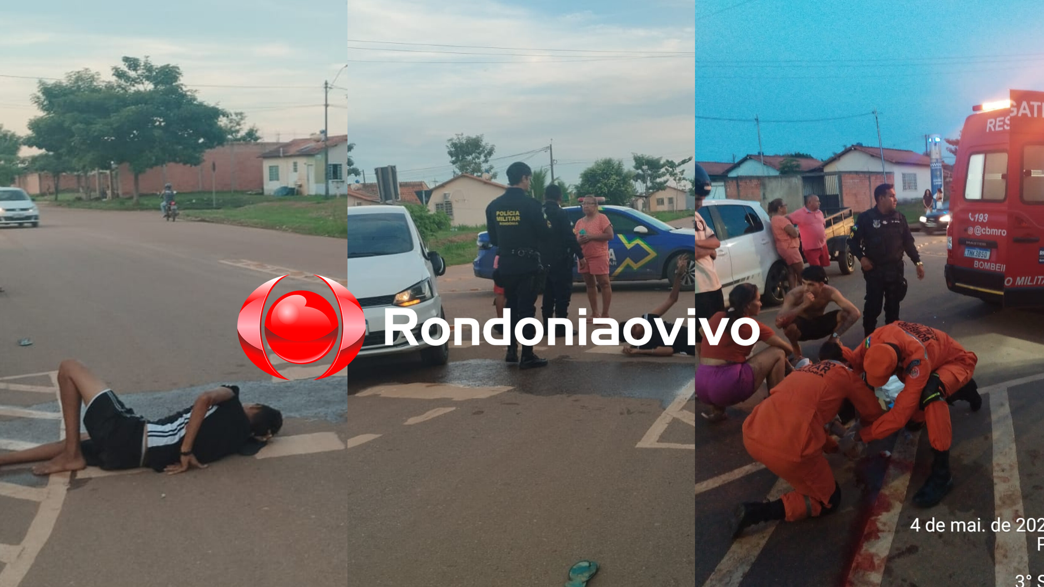 URGENTE: Grave acidente com duas vítimas é registrado no Cristal da Calama 