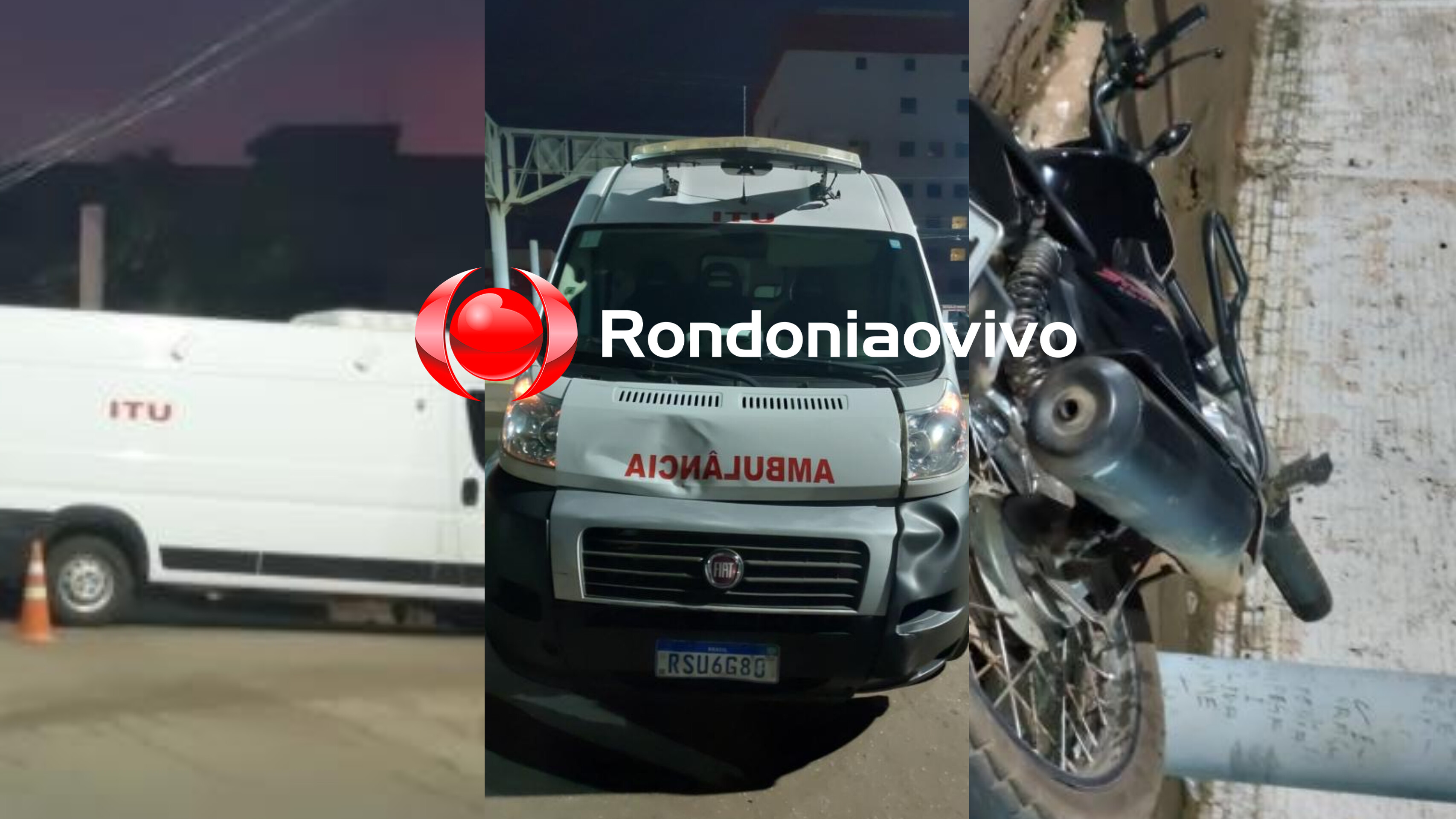 NA 7 DE SETEMBRO: Ambulância do Exército se envolve em grave acidente com duas vítimas 