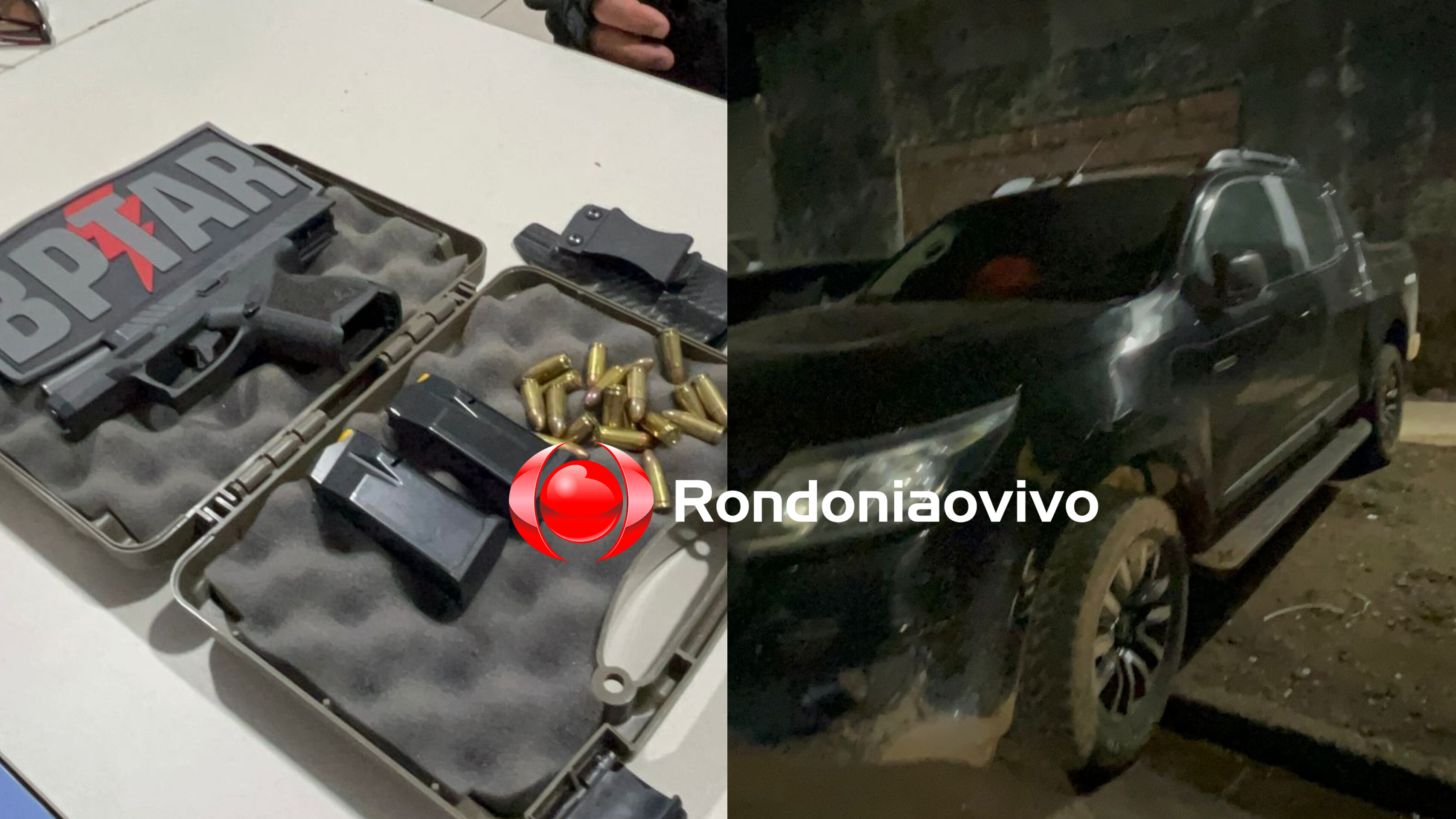 OPERAÇÃO MAXIMUS: Empresário e amigo são presos ao chegarem na capital para vender pistola 9mm