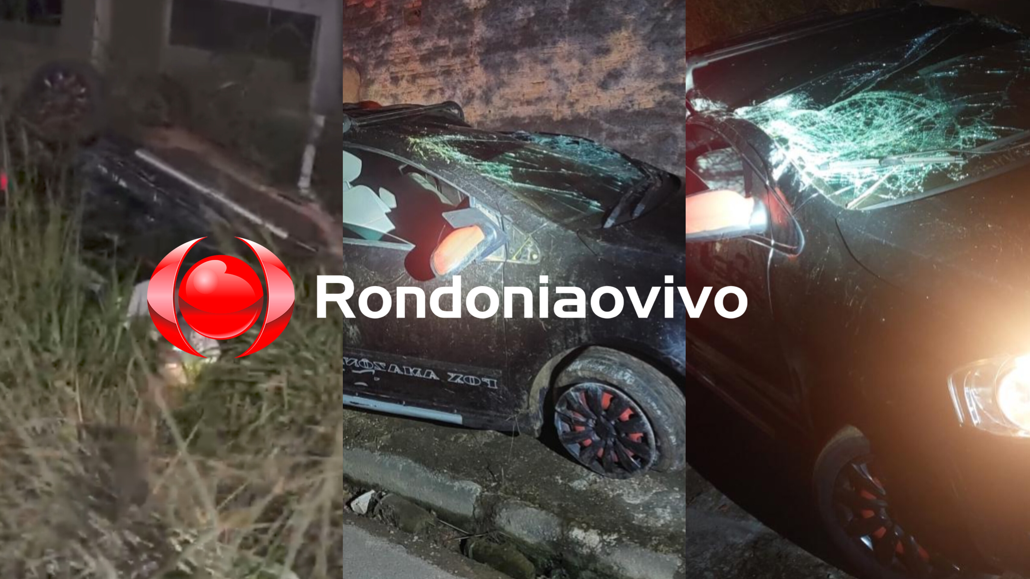 CAPOTAMENTO: Motorista foge após grave acidente na Estrada do Belmont 