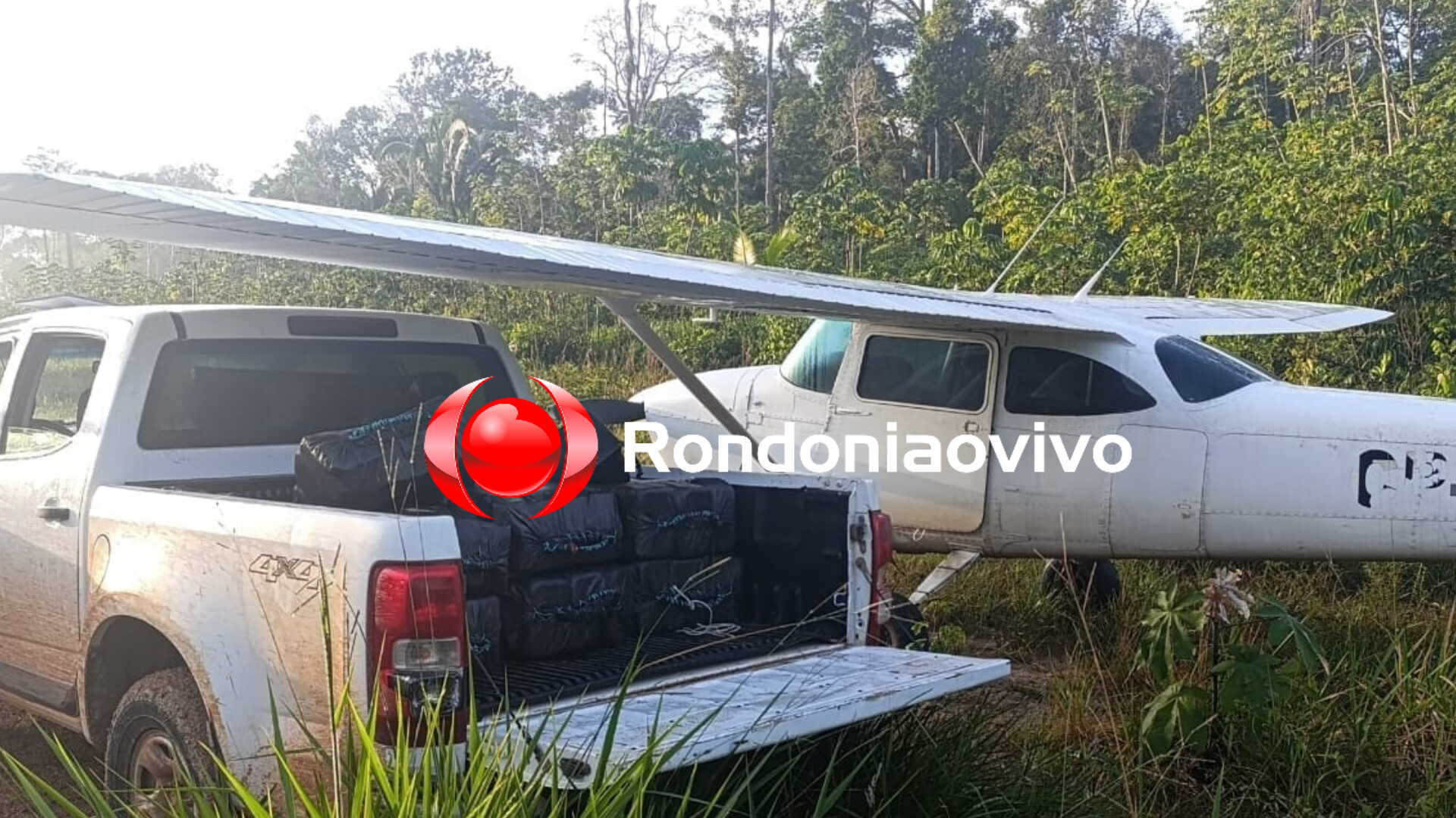 OPERAÇÃO: BOPE de Rondônia participa de apreensão de 300 quilos de drogas em avião no AM