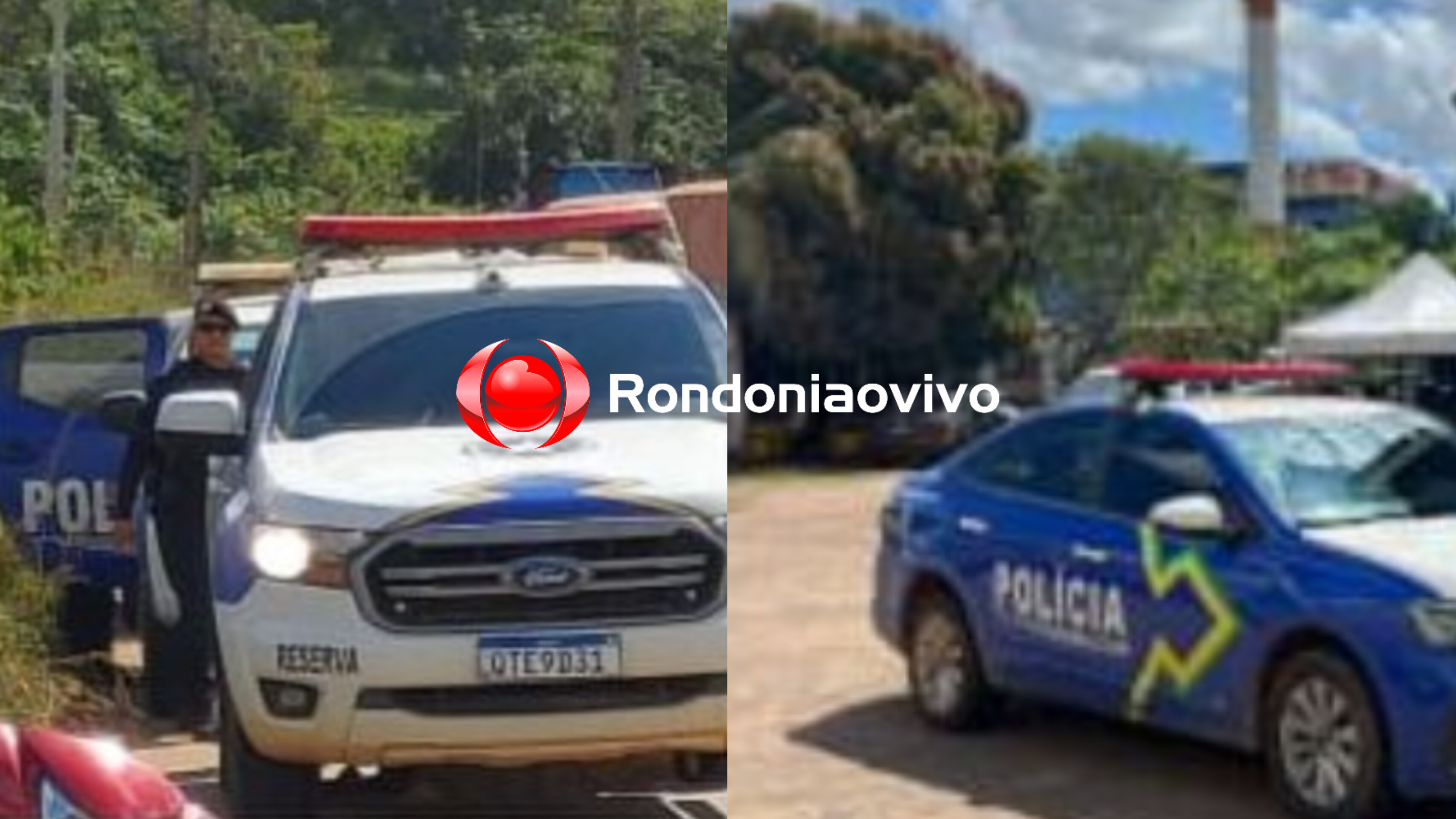 CAÇADA: PM com helicóptero faz buscas para tentar prender ladrão de arma de vigilante 