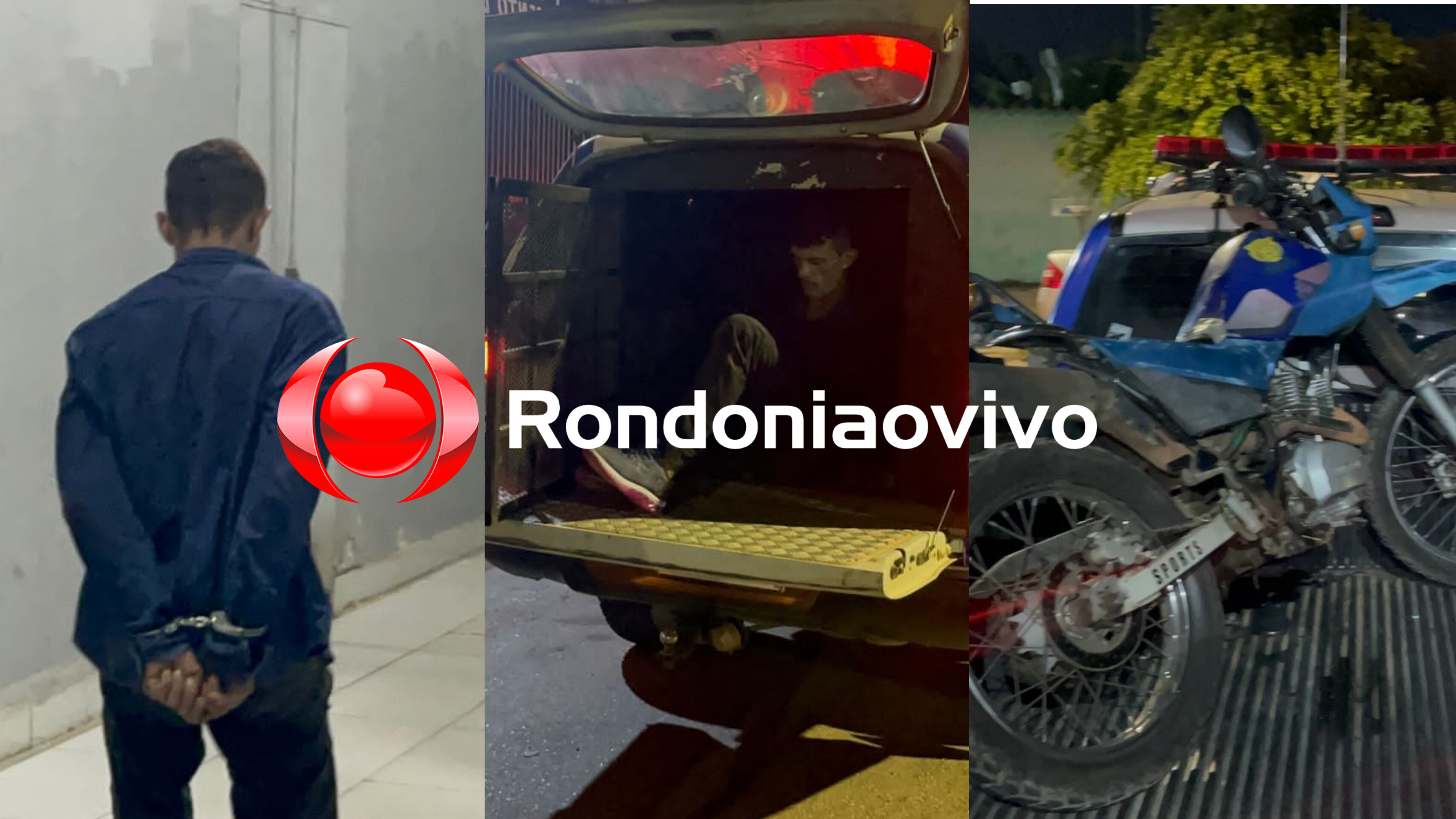 SANTO ANTÔNIO: Após furtar moto e roubar universitária, apenado é preso próximo a cemitério 