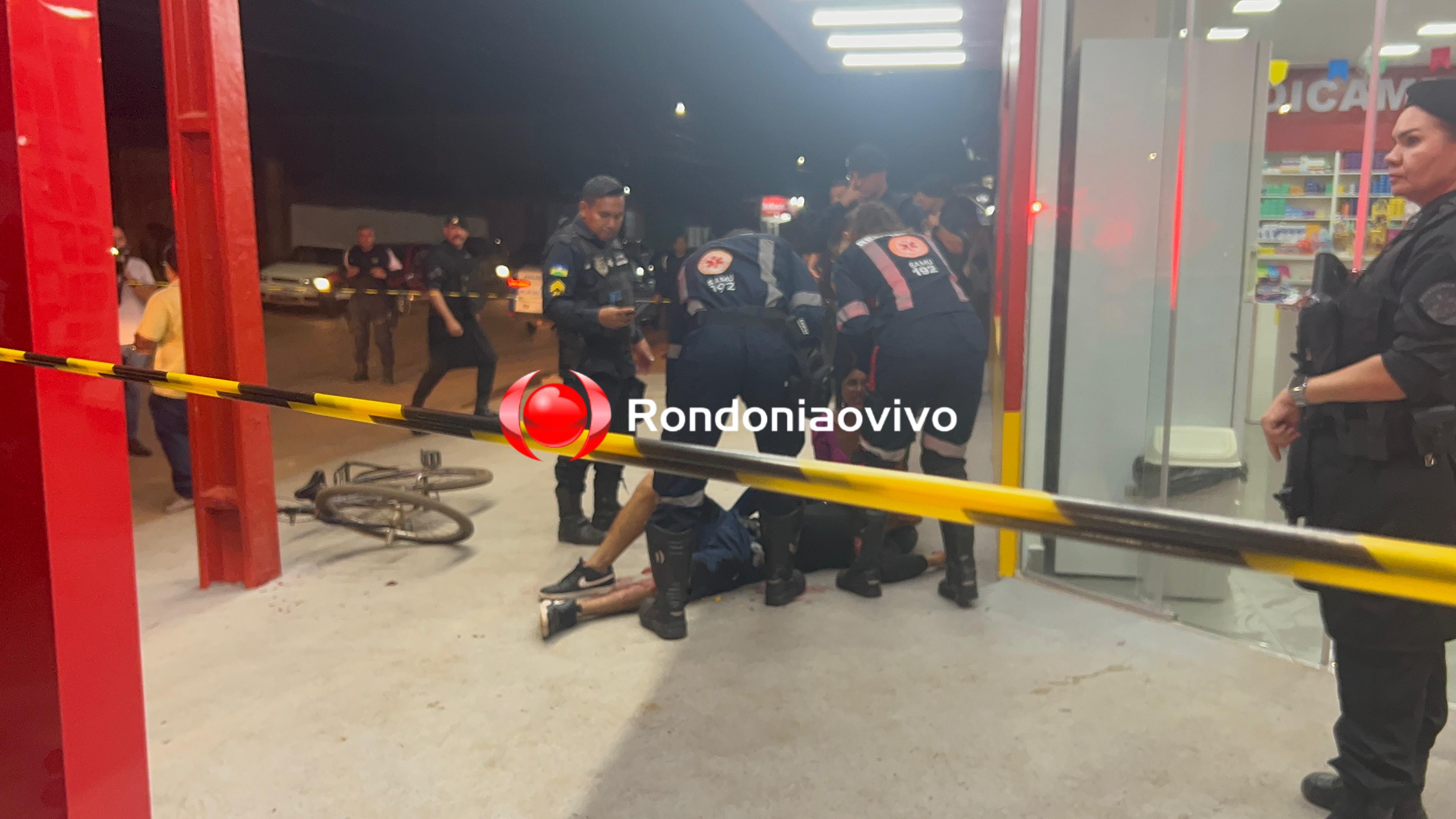 TIROS: Homem é alvo de tentativa de homicídio enquanto passeava de bicicleta - VÍDEO 