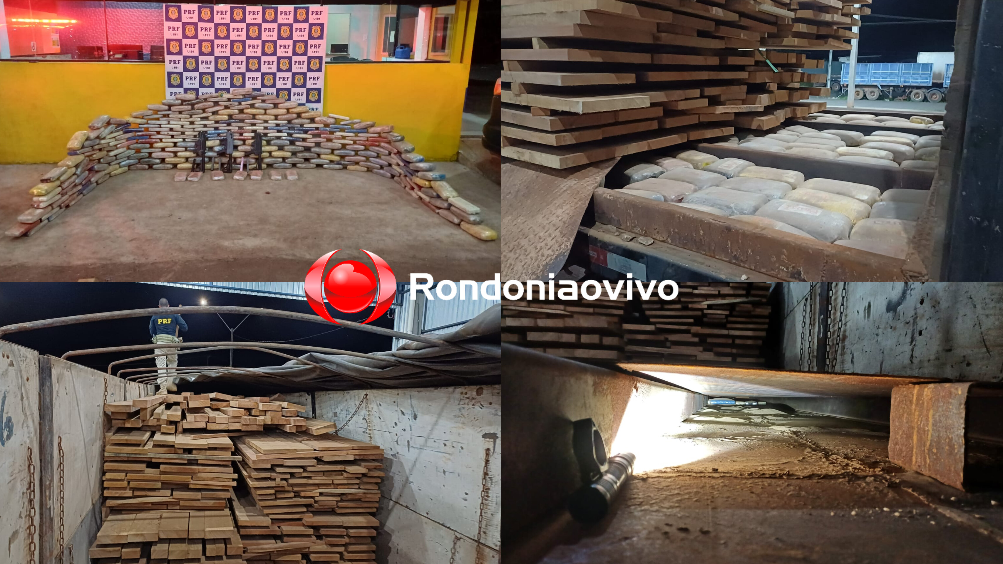 NA BR-364: Caminhoneiro é preso com mais de 260 quilos de drogas e três armas 