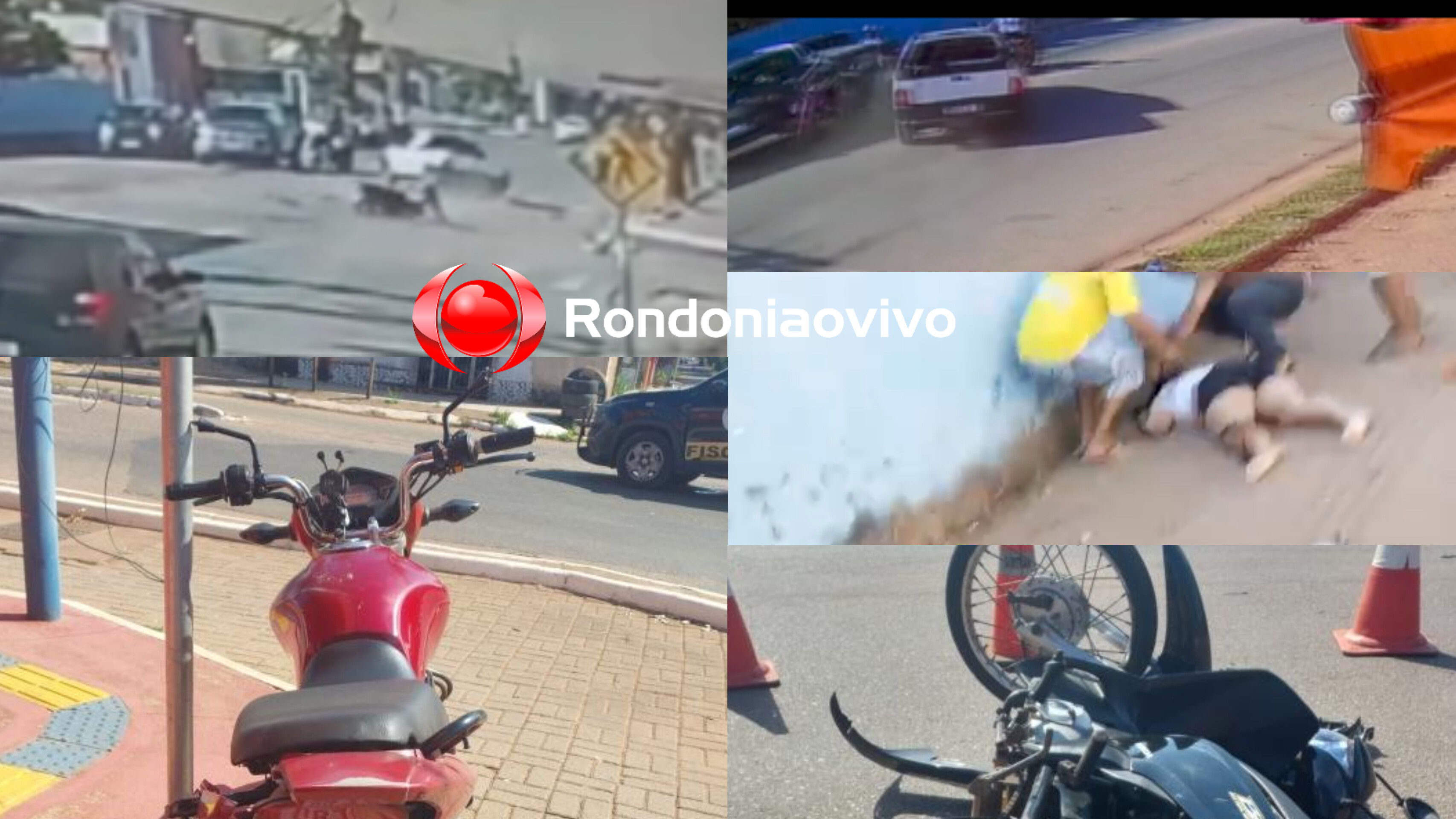 NA MAMORÉ: Vídeo mostra acidente que deixou duas mulheres feridas após motorista avançar semáforo 