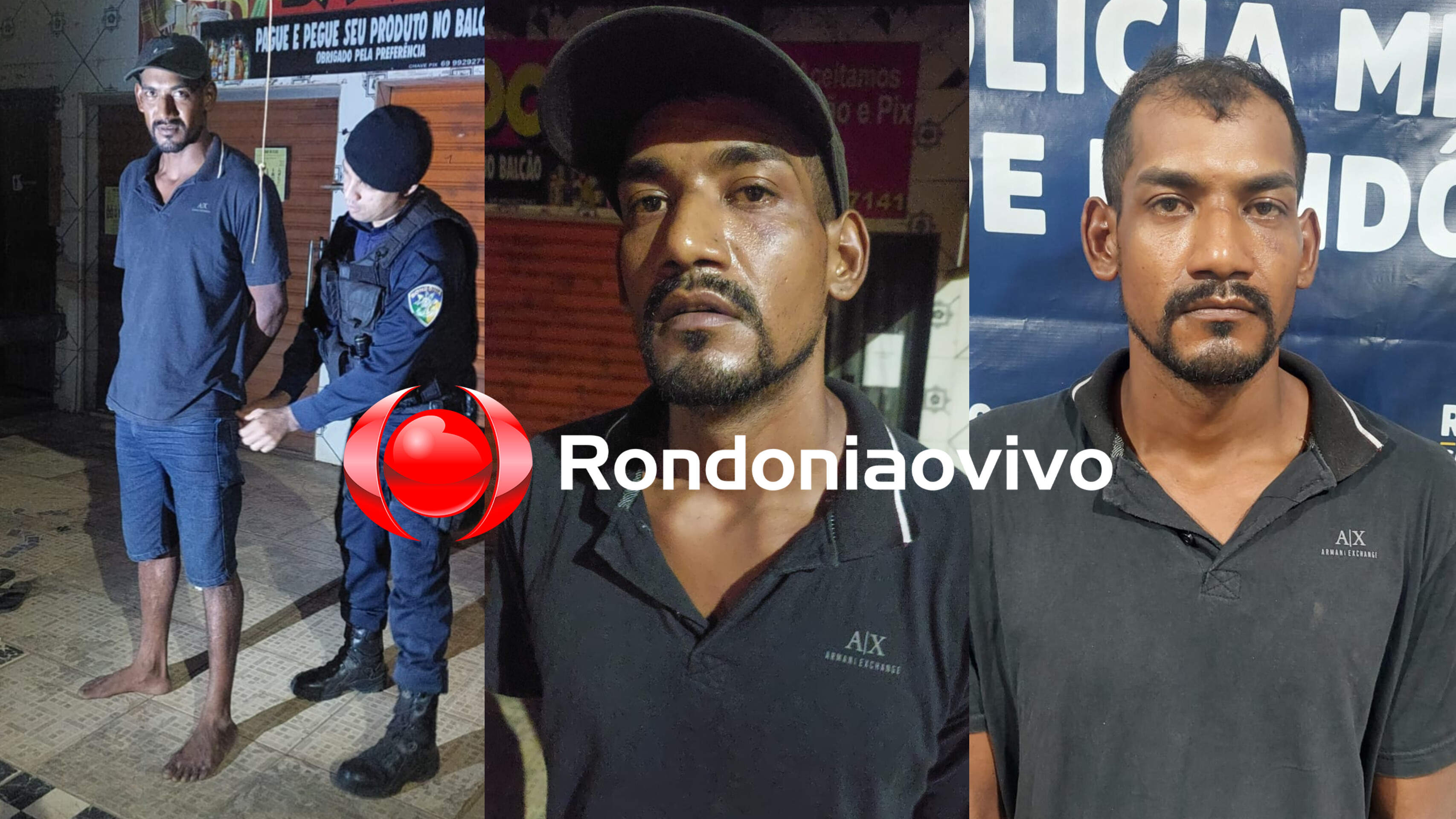 NÃO ESCAPOU: Foragido se esconde atrás de mesa de sinuca e é preso por equipe do sgt Machado 