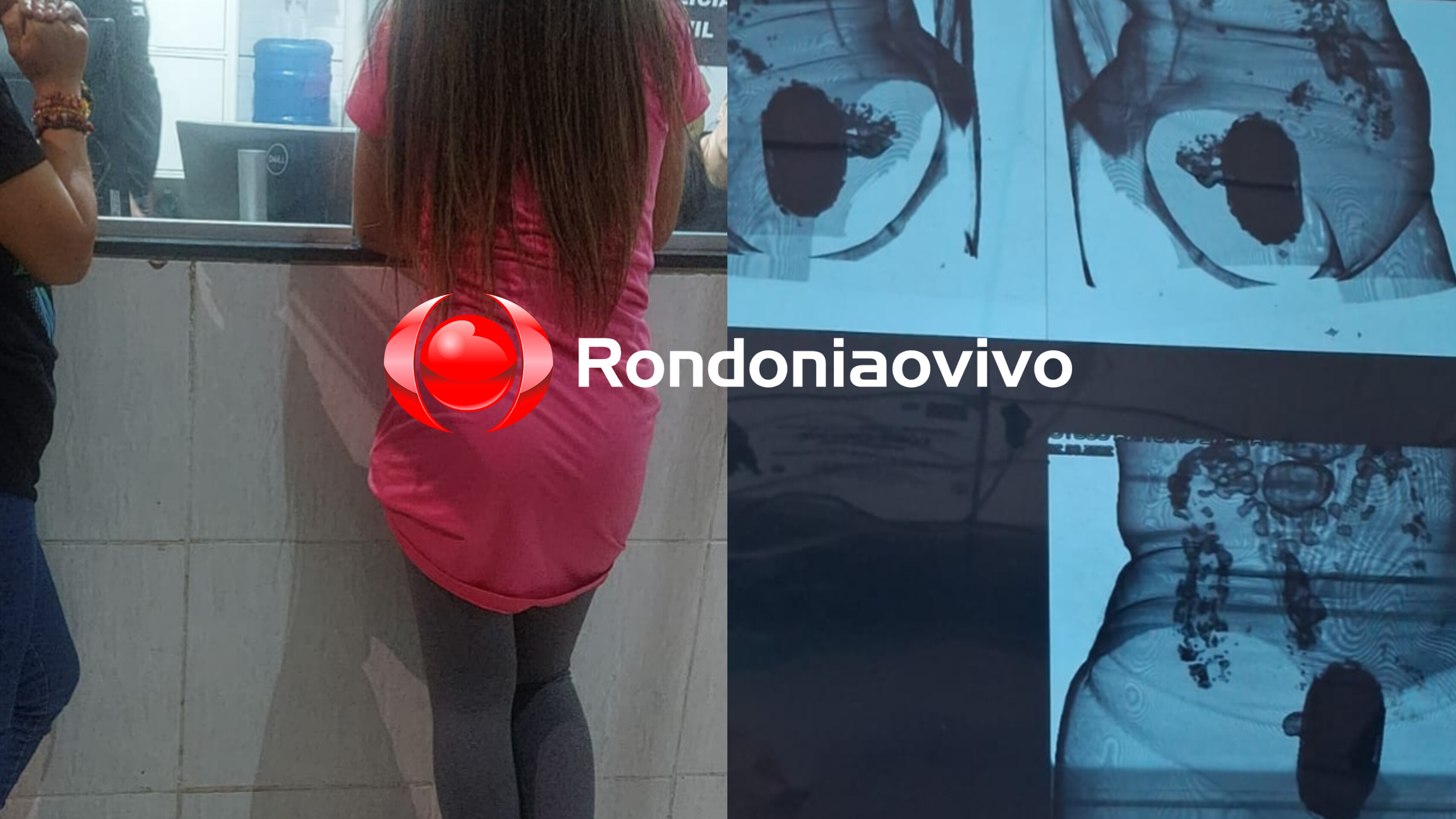 URSO BRANCO: Jovem é flagrada levando droga no reto para o marido presidiário 