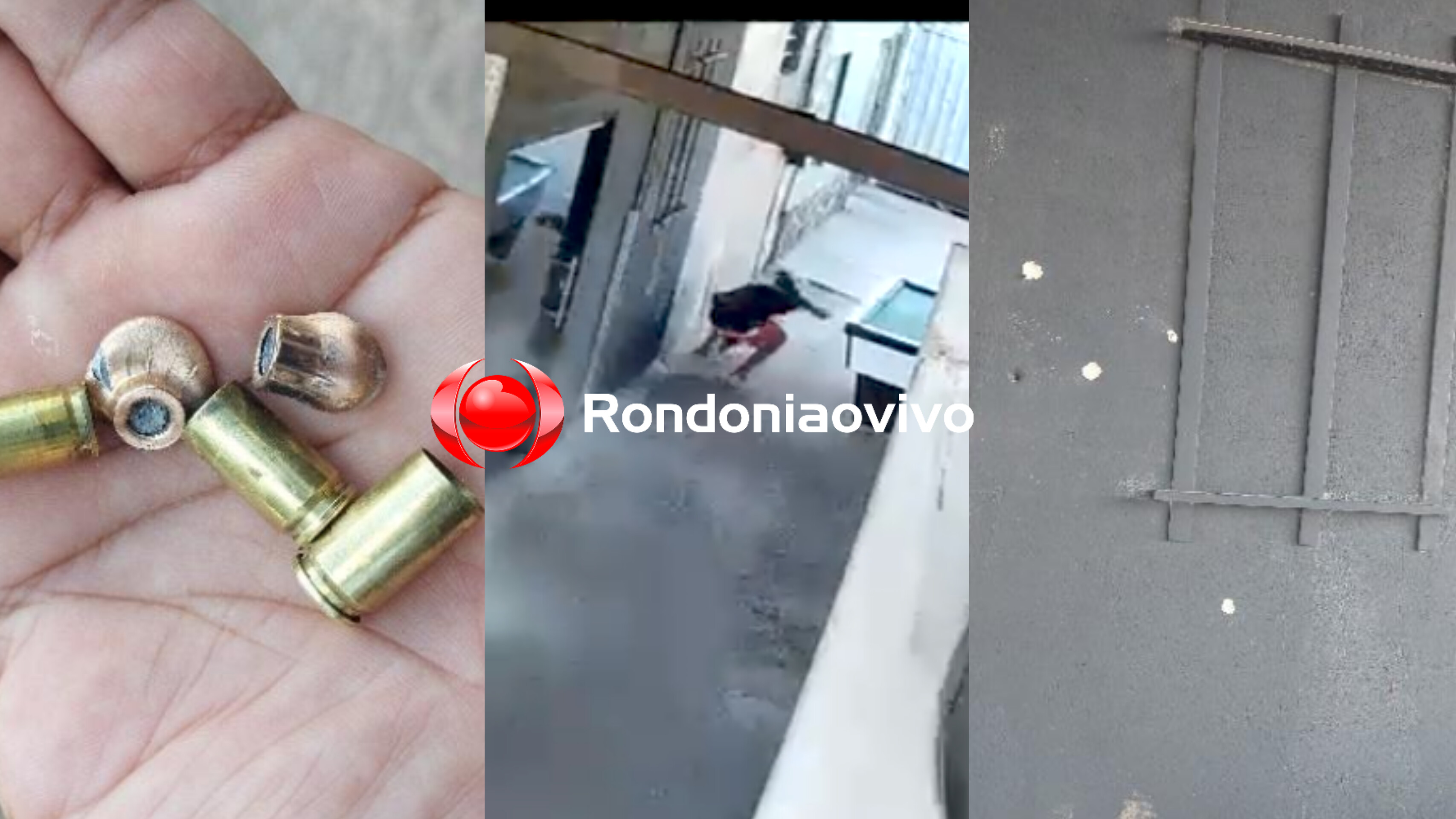 VIDEO: Criminosos em Pálio branco atiram contra rivais em moto e quase atingem pedestre 