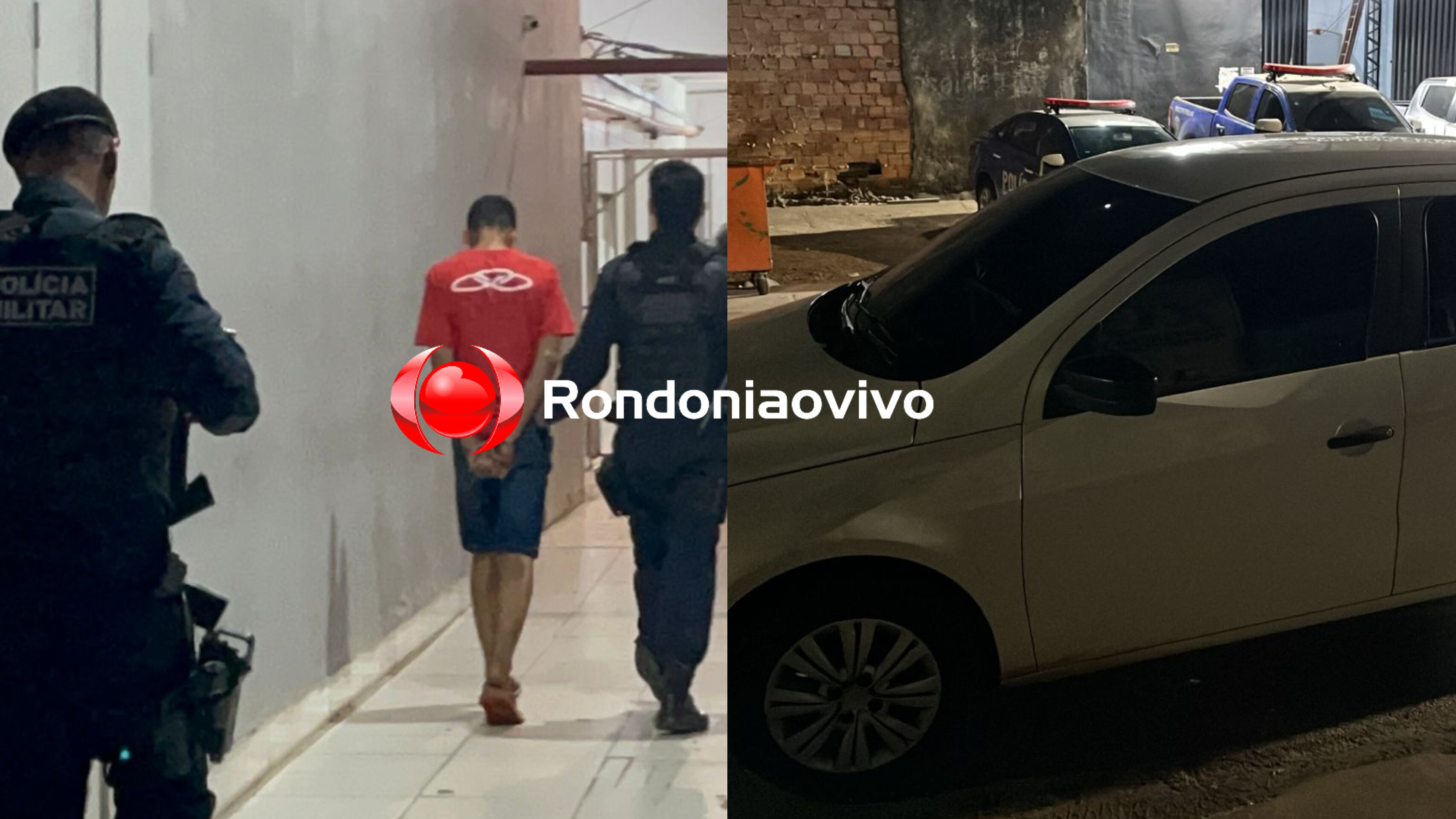 URGENTE: Assaltantes são presos logo após roubar carro de motorista de aplicativo 