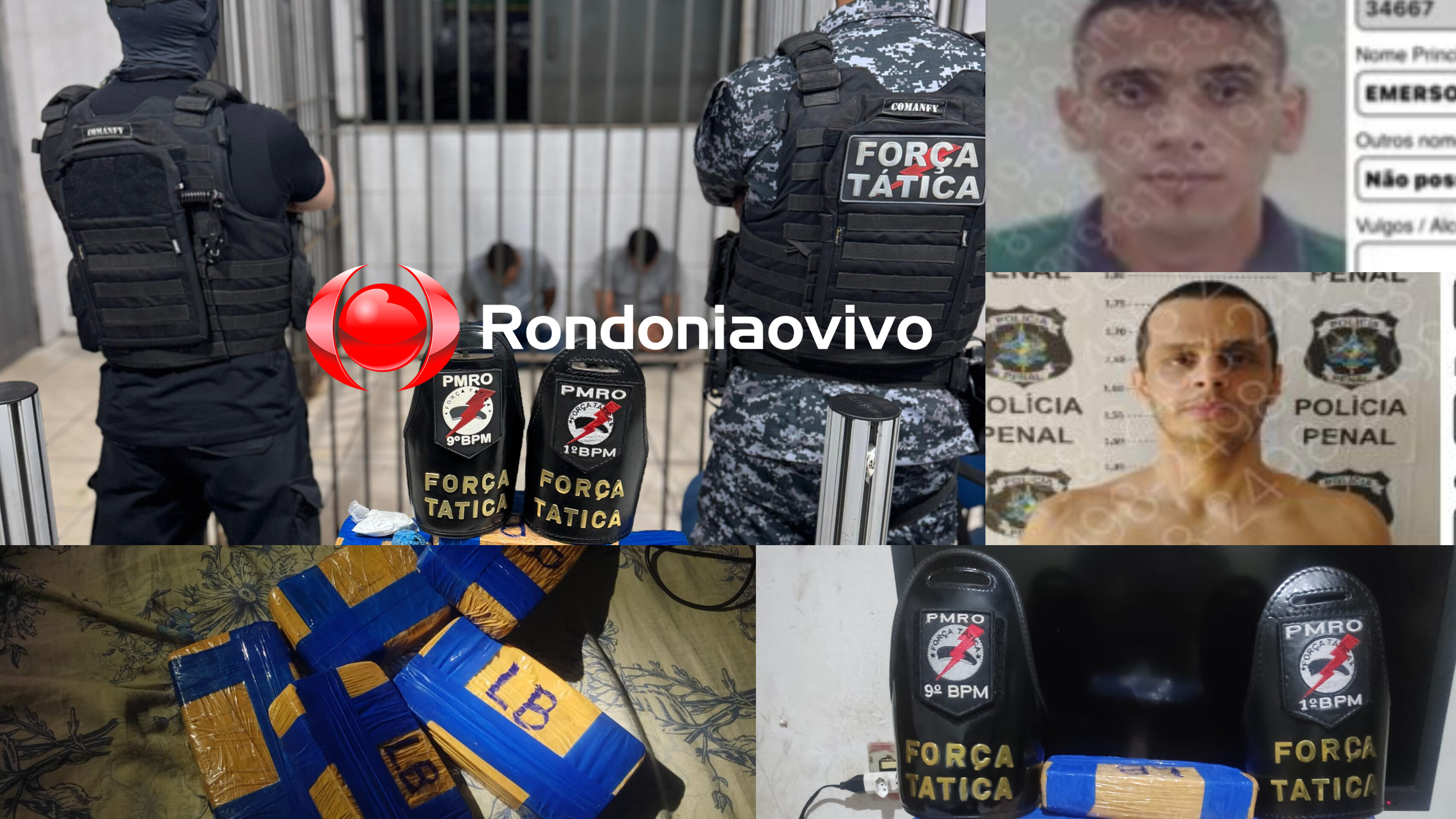 URGENTE: Divisão de Operações e Força Tática do 9° BPM prendem trio com 11 Kg de drogas