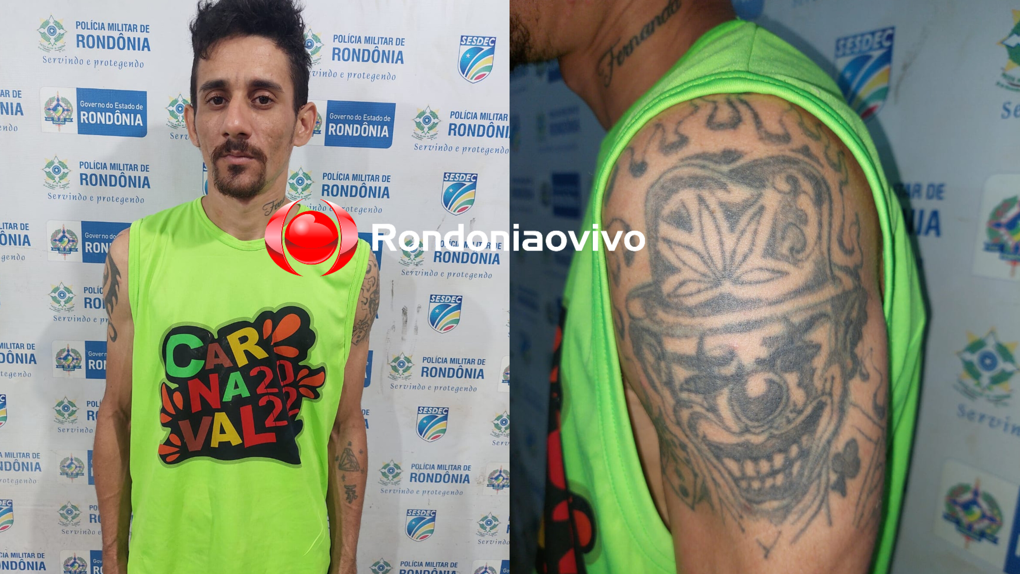 NO JK: Equipe do sargento Machado prende 'Loirinho do CV'