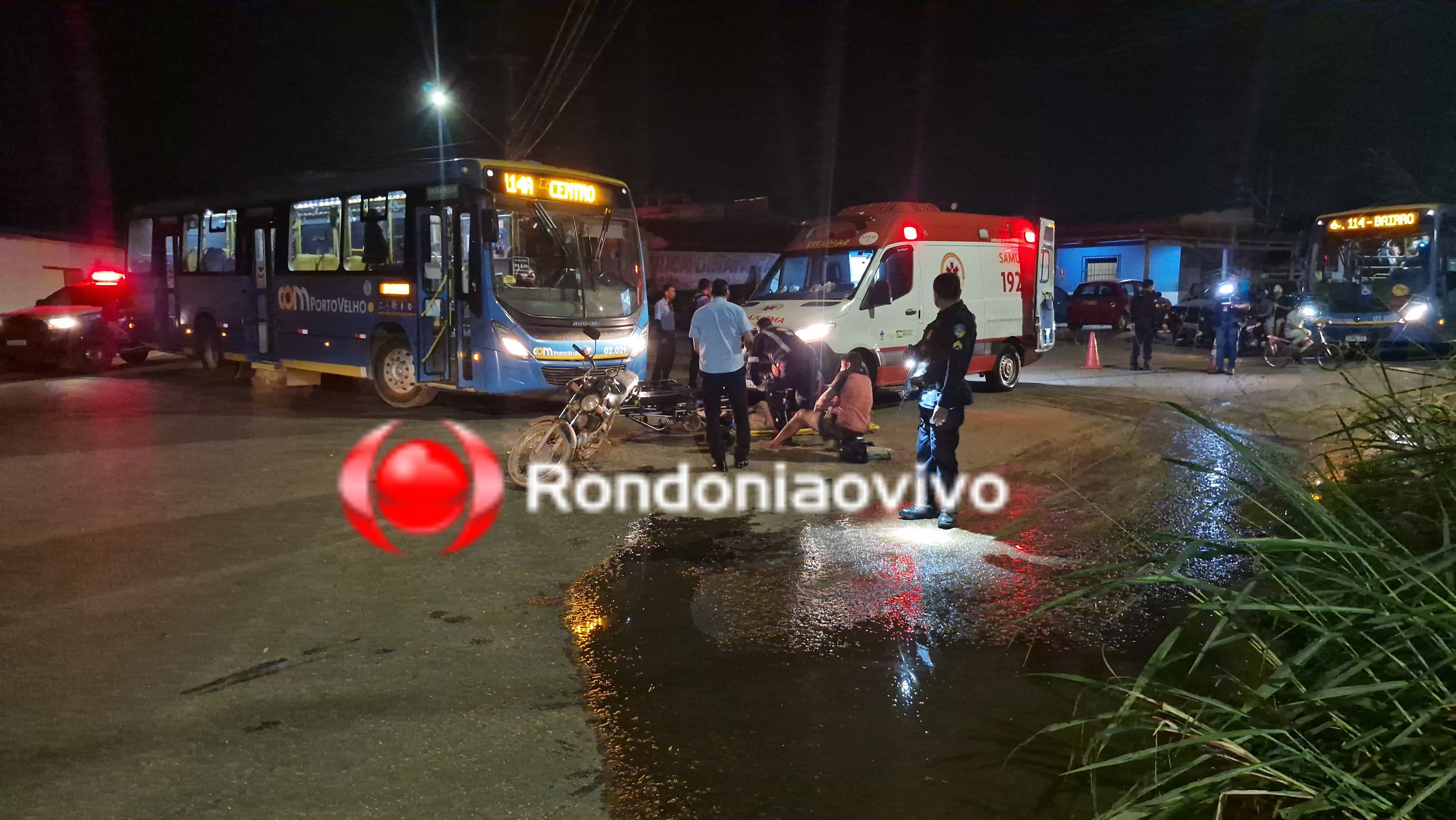 NO SOCIALISTA: Batida entre moto e ônibus deixa duas vítimas na zona Leste 