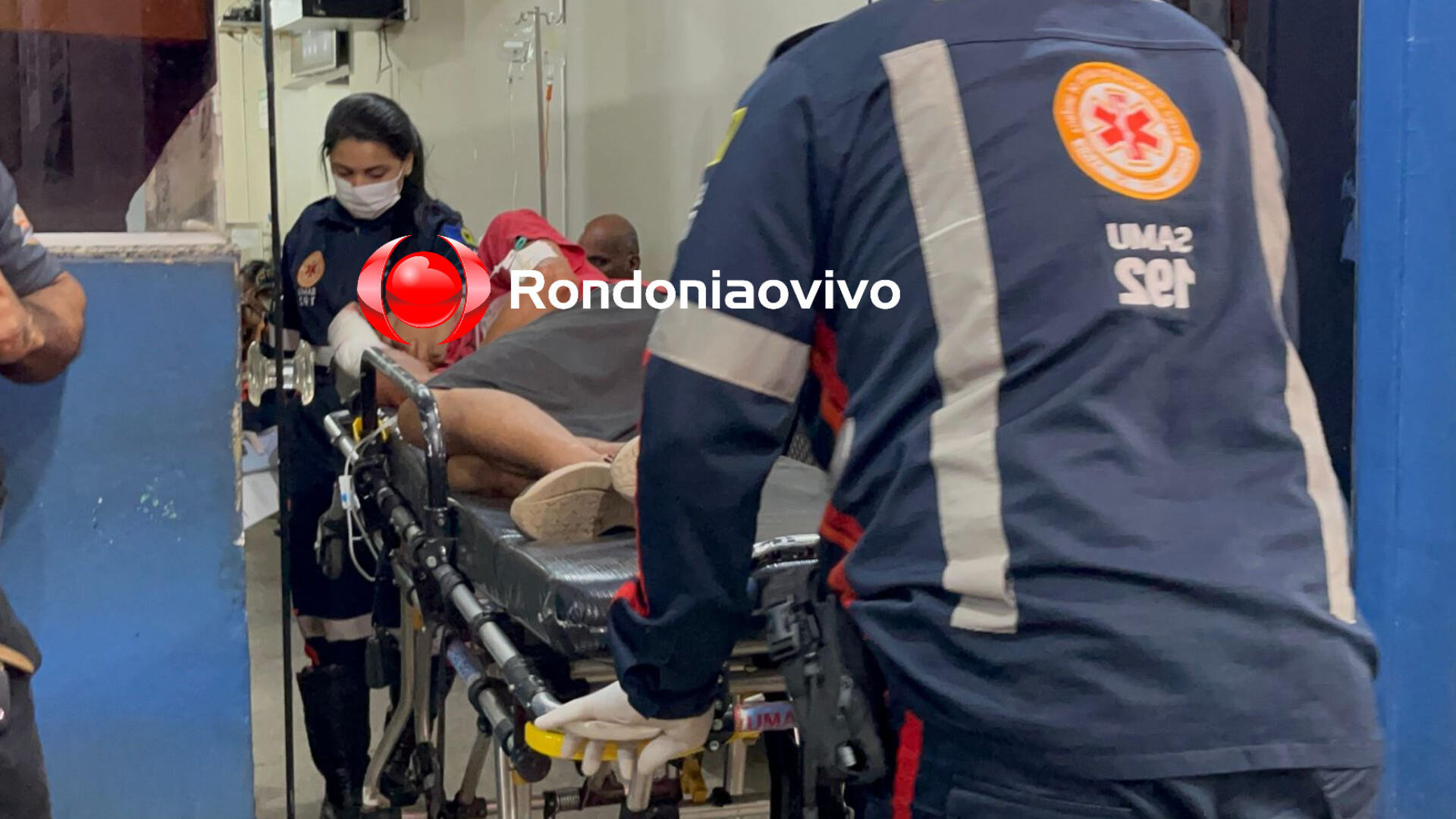 BALEADO: Homem é socorrido após levar tiro na mão em Porto Velho 