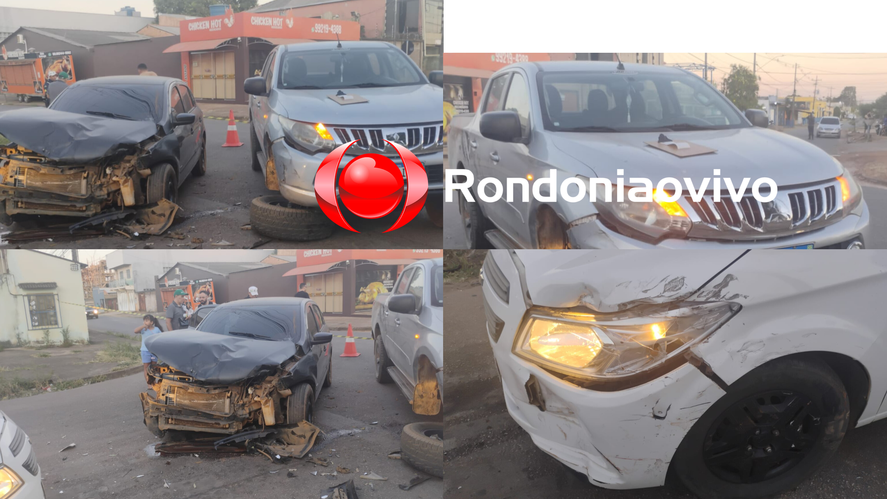 URGENTE: Cabo da PM fica ferido após grave batida entre três veículos 