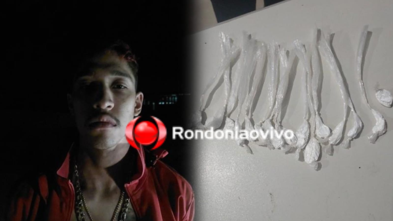 NÃO ESCAPOU: 'Disciplina do CV' é preso por tráfico de drogas após intensa perseguição 