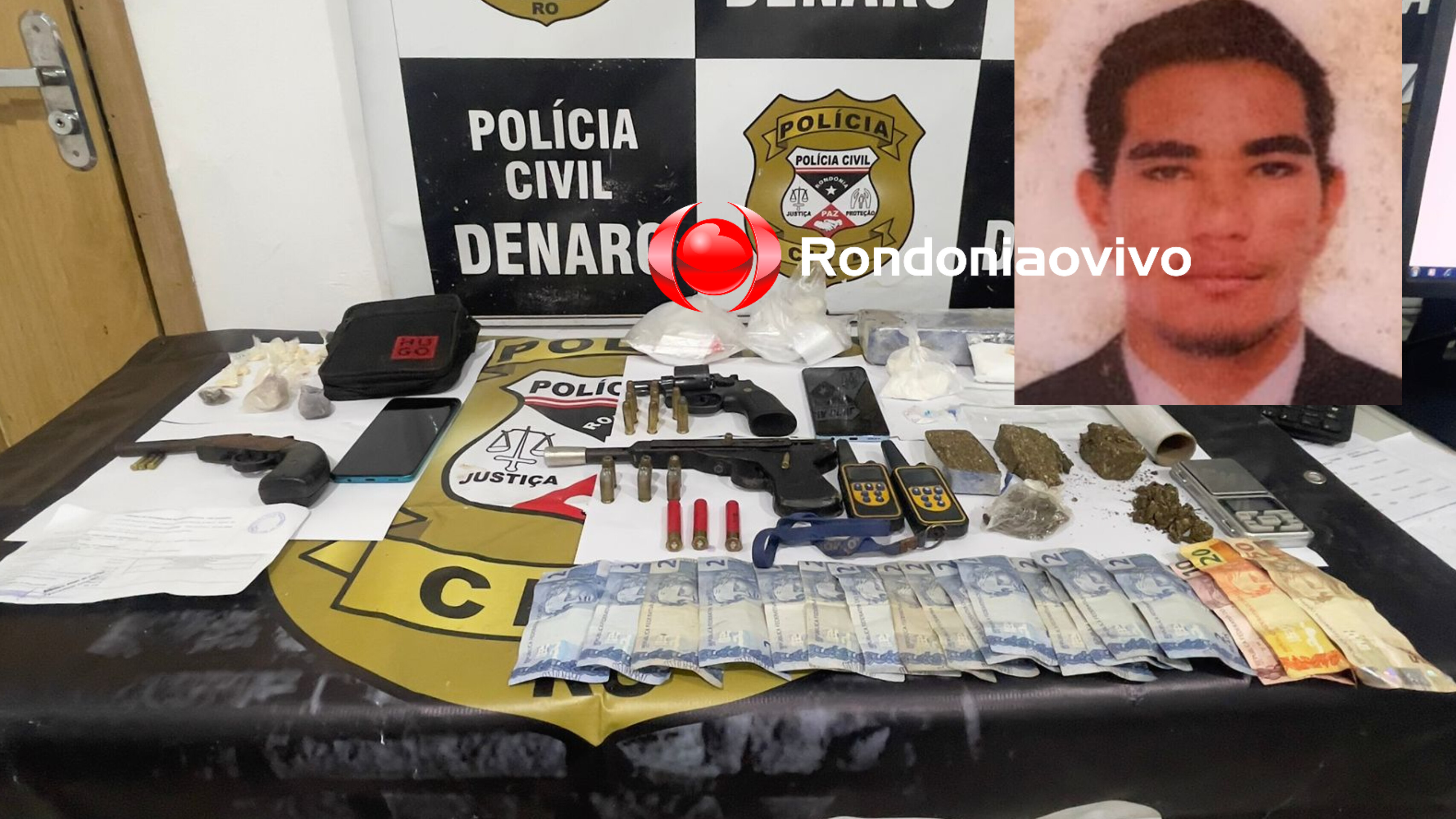 PROTETOR DAS DIVISAS: Denarc prende apenado e detém garota com três armas e drogas em operação 