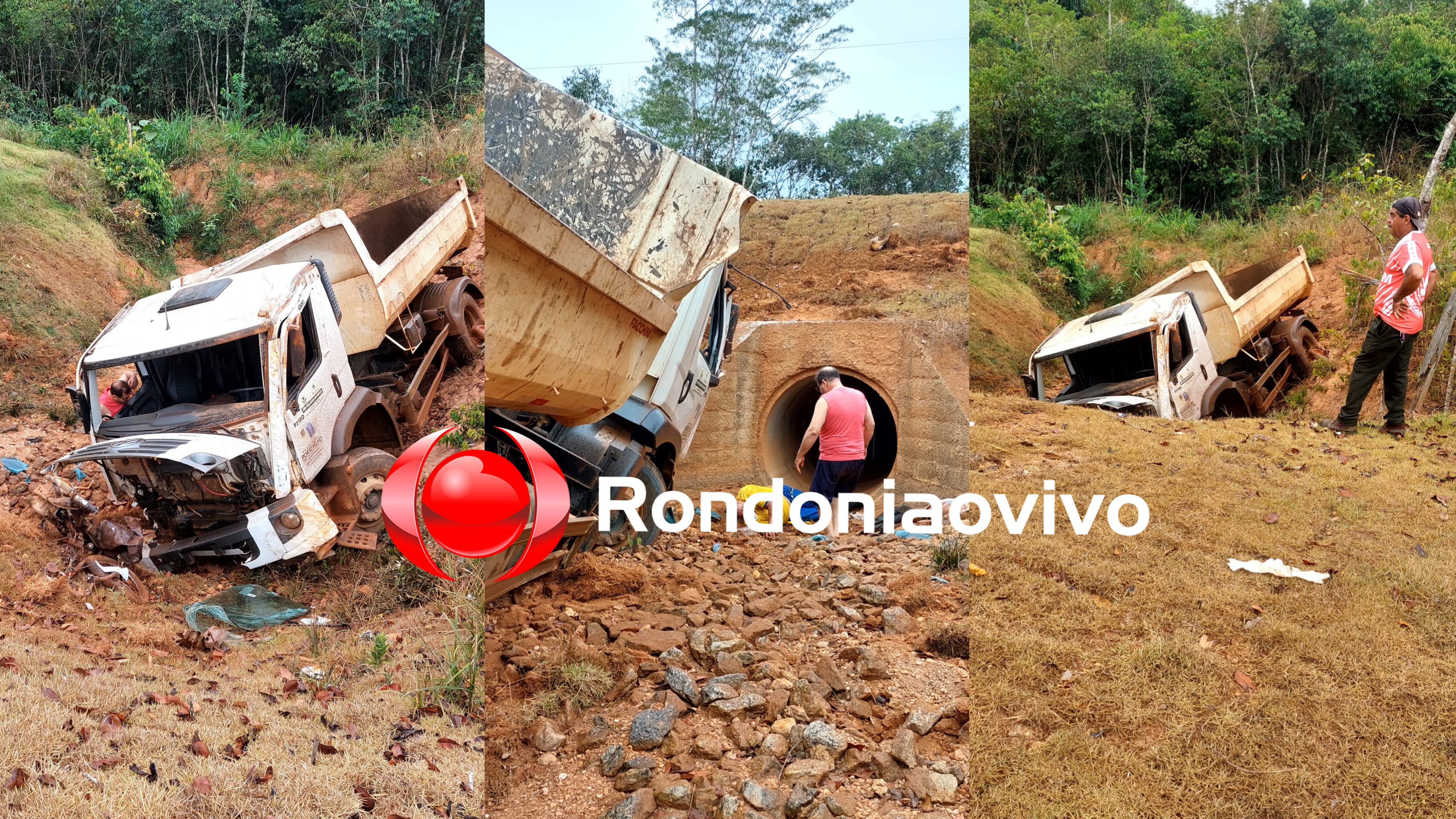 BR-319: Colisão com caçamba da prefeitura e moto deixa vítima fatal 