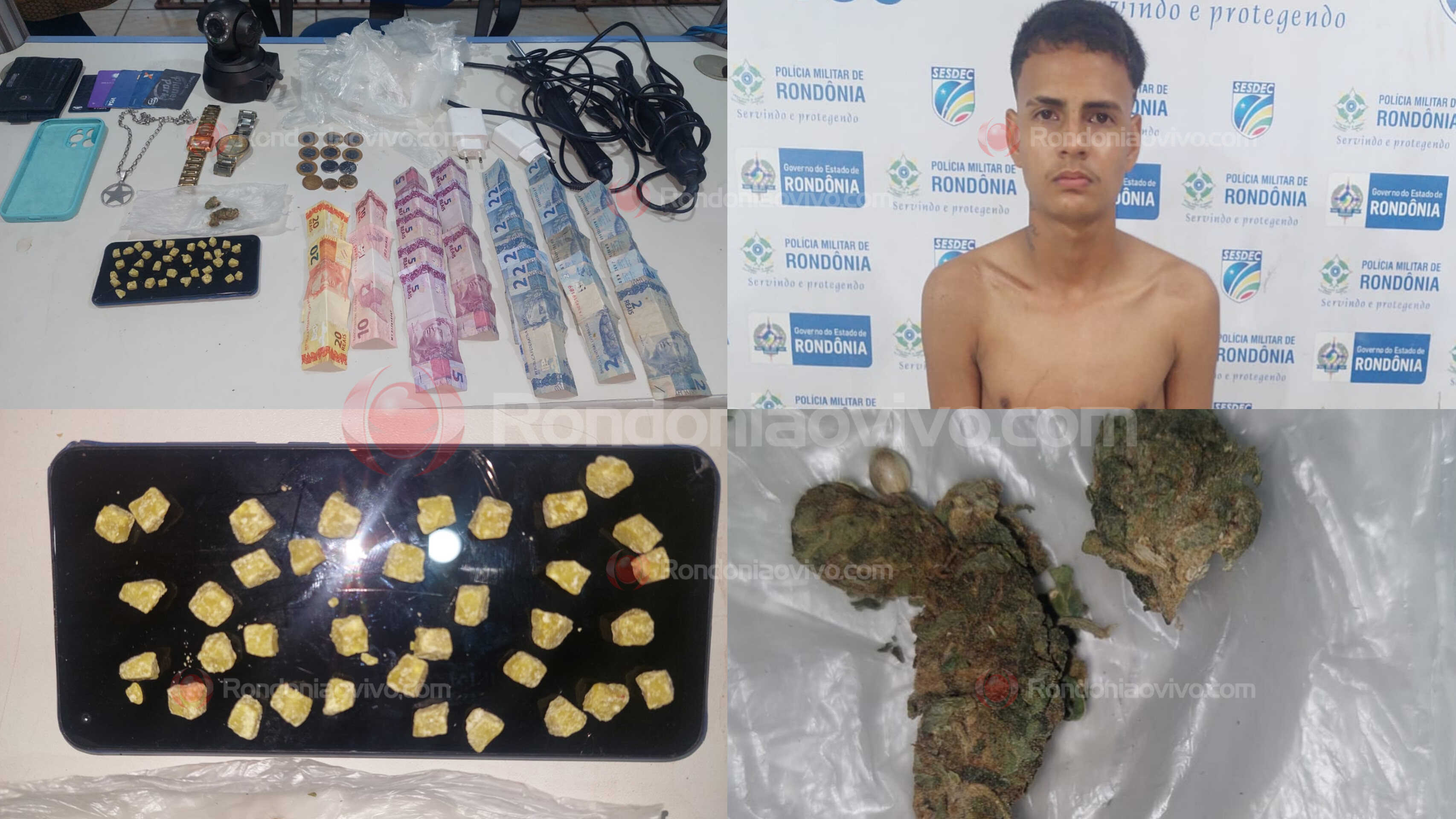 BECO DA ALEXANDRE: Equipe do sargento Machado fecha boca de fumo na região Central e prende acusado 