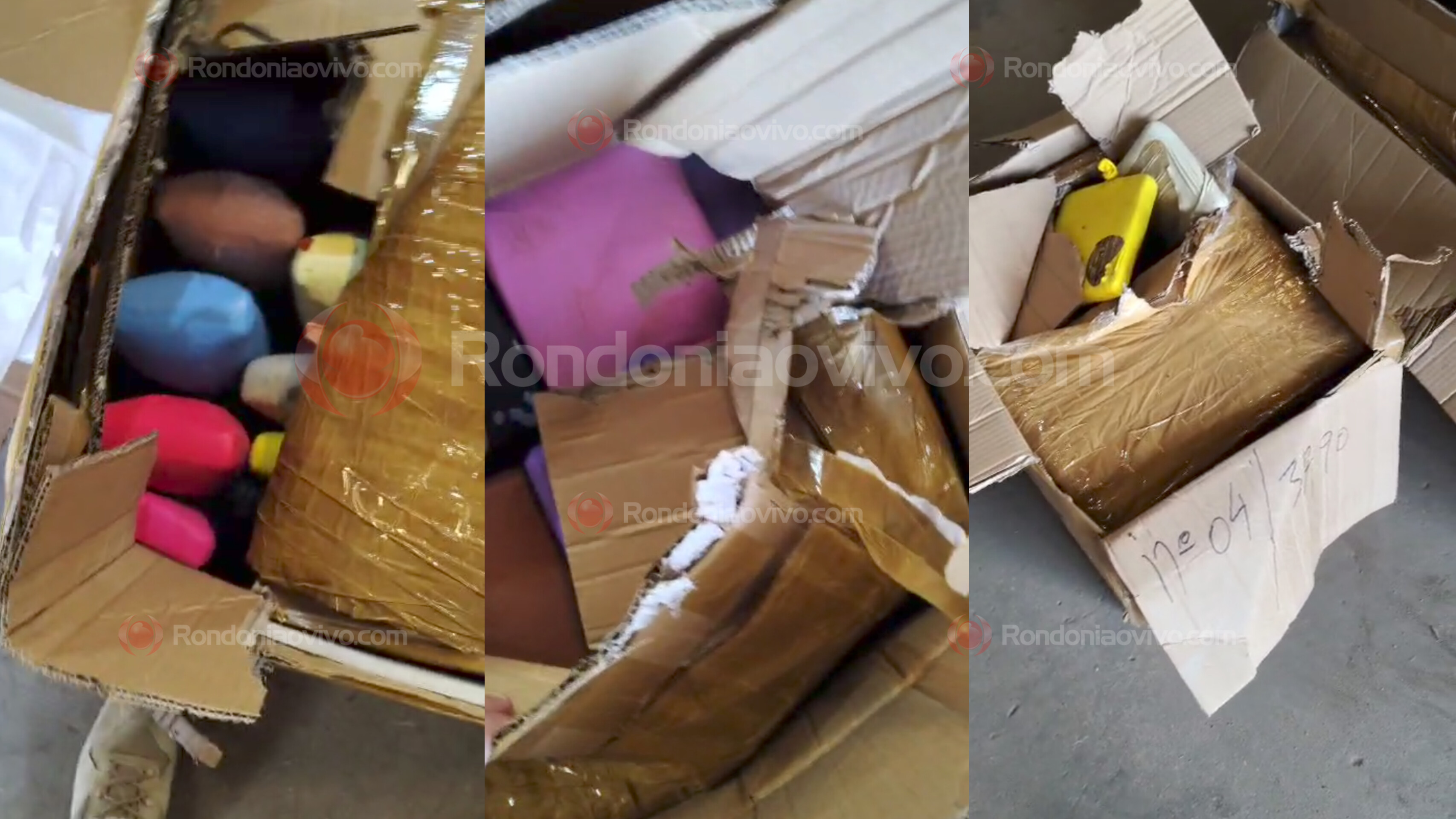 VÍDEO: Denarc e Receita Federal apreendem 200 quilos de drogas em carreta na BR-319 