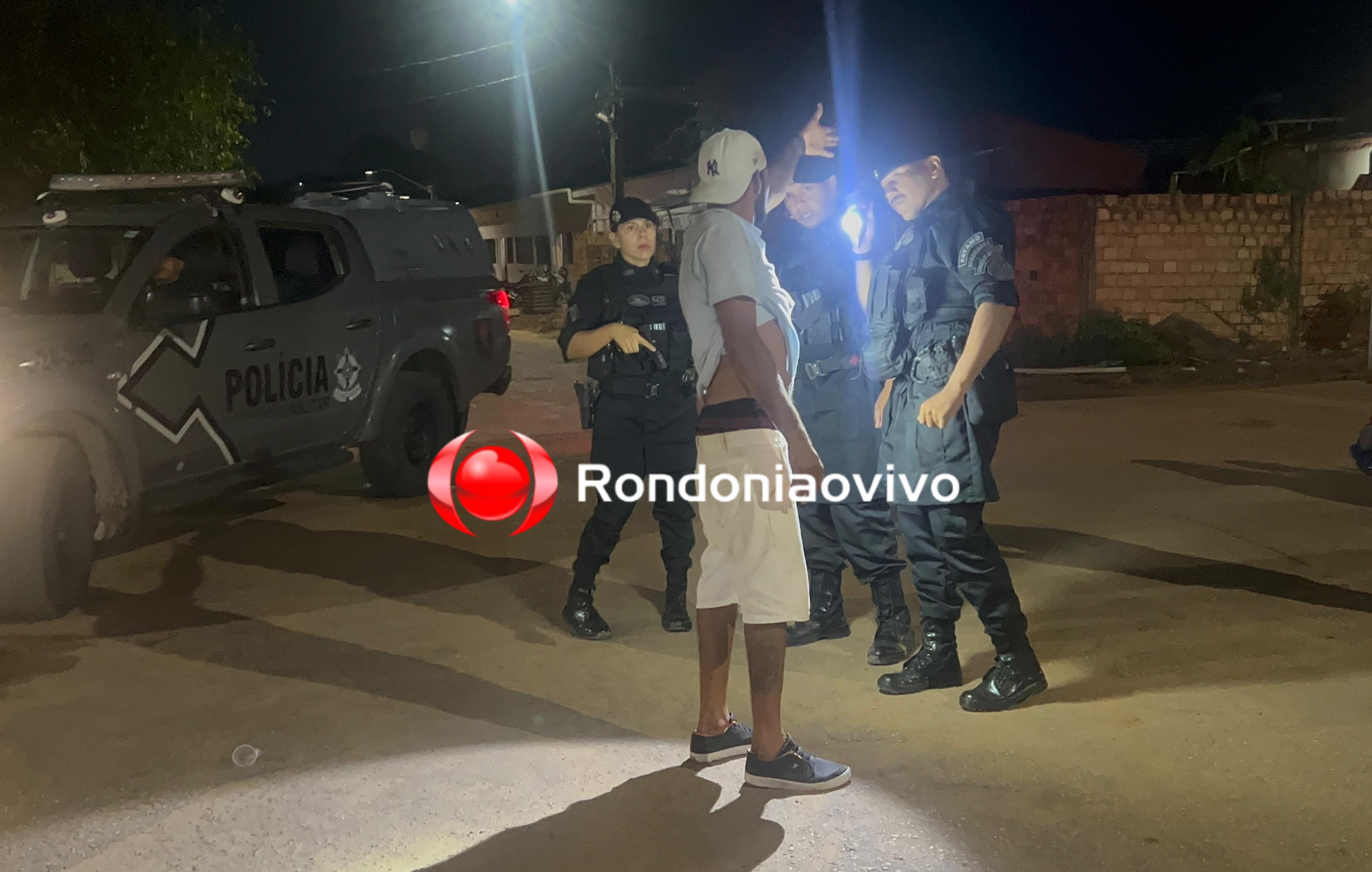 NO CASTANHEIRA: Vizinho chega atirando e homem e mulher são baleados na frente de igreja 