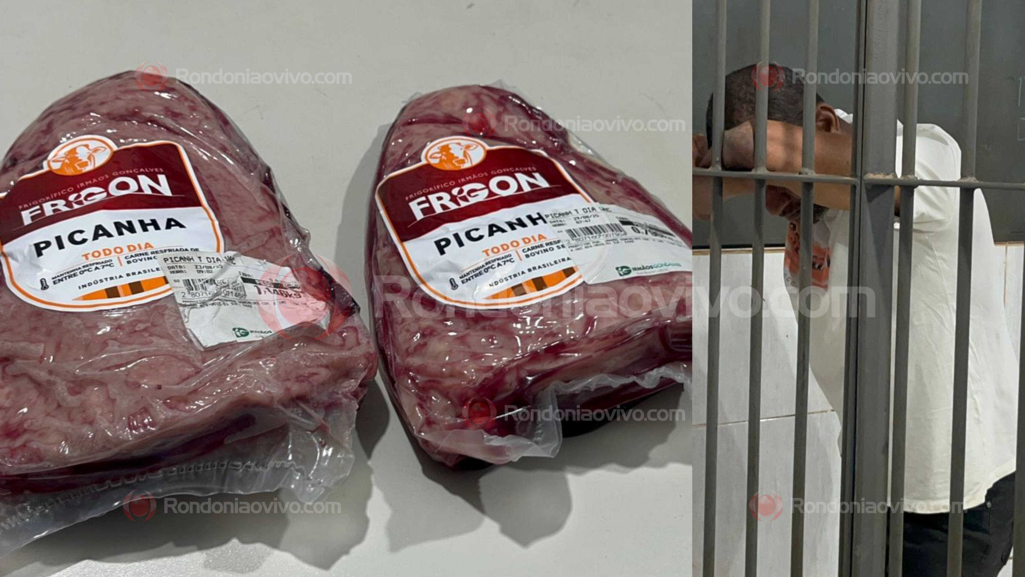 NÃO SEGUNDOU: Homem furta duas peças de picanha no IG e vai parar na delegacia 
