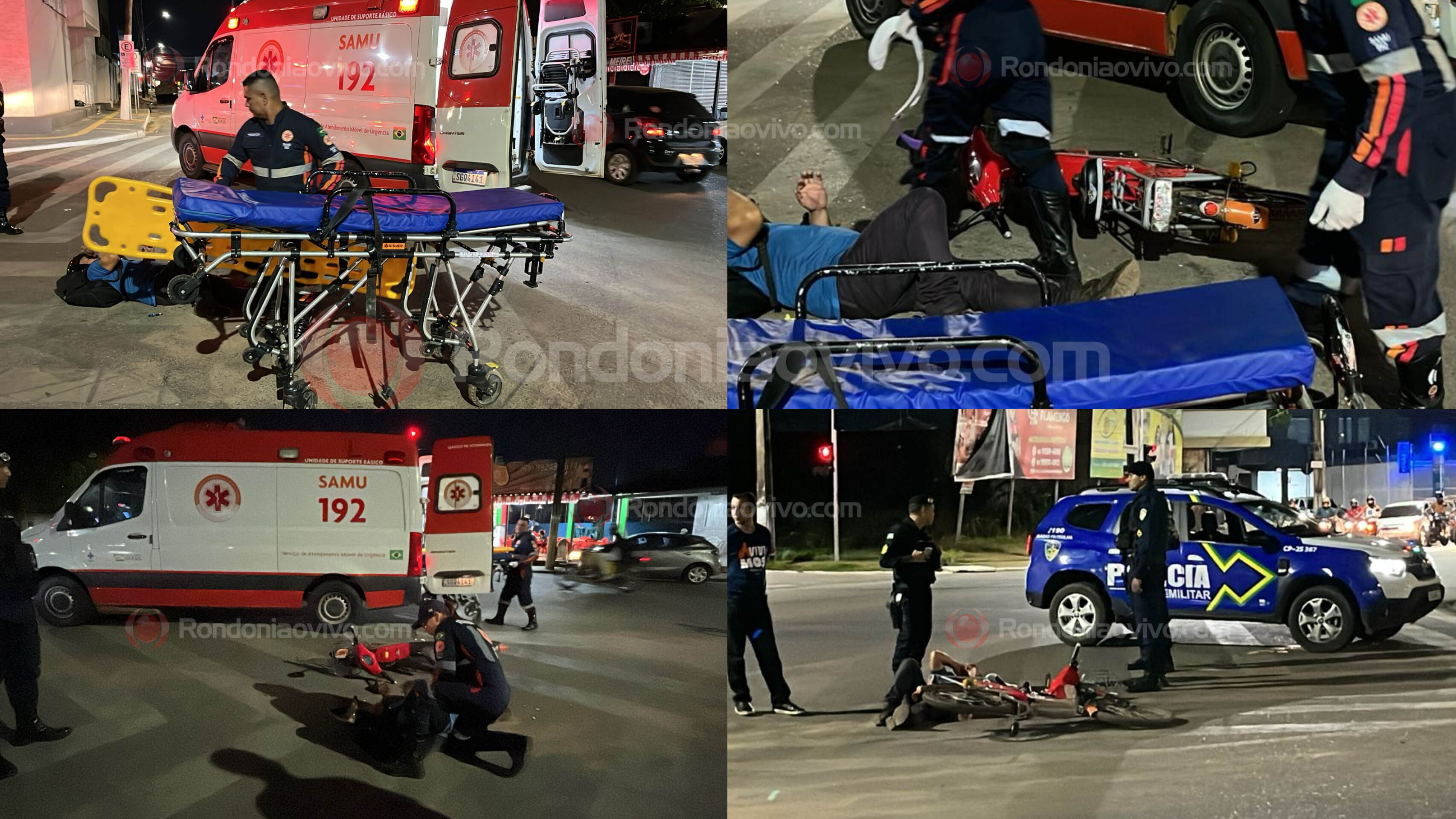 ATROPELAMENTO: Condutor de bicicleta elétrica é atingido por carro na Jatuarana 