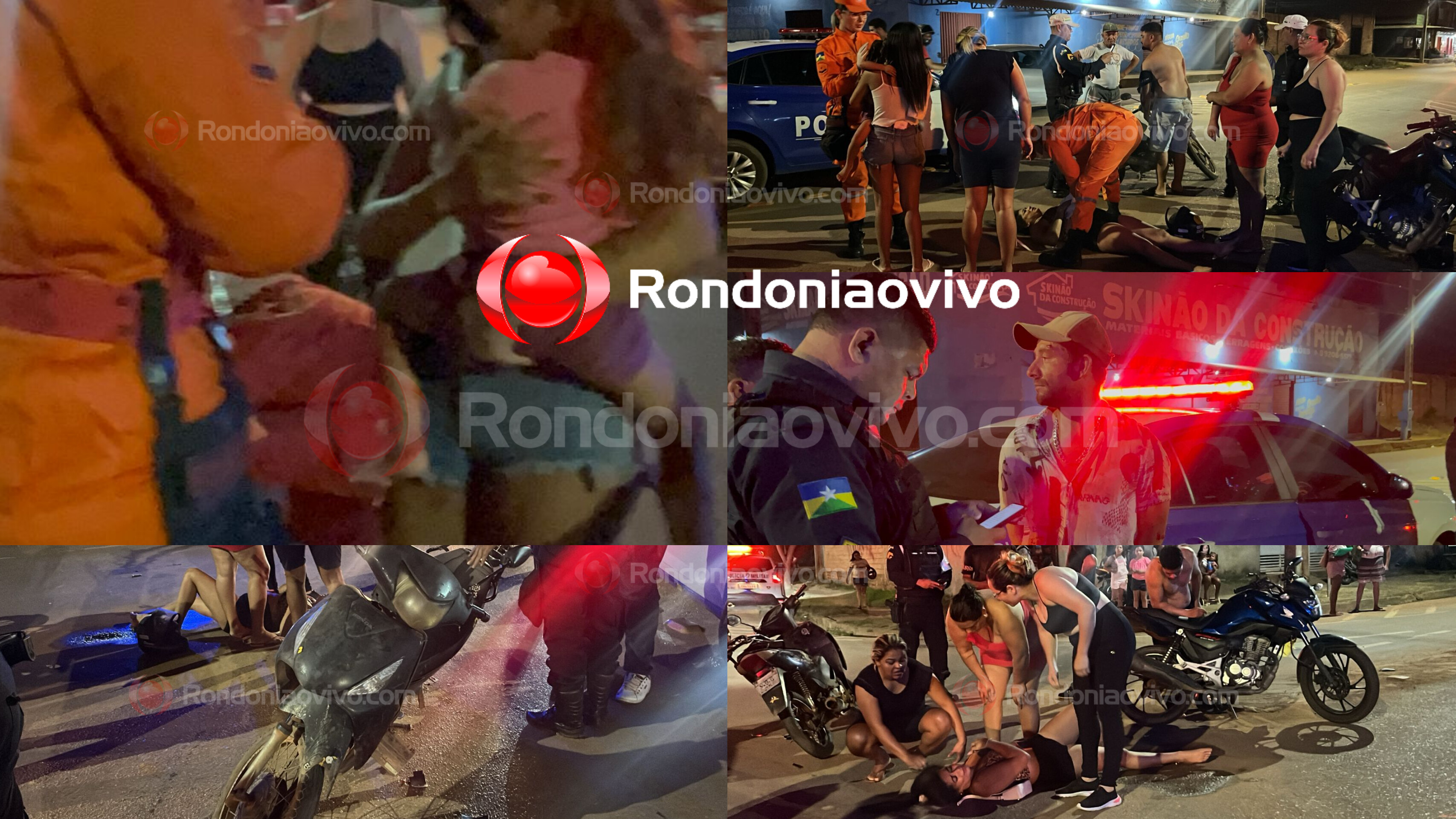 URGENTE: Foragido bêbado provoca acidente com três vítimas no Cristal da Calama