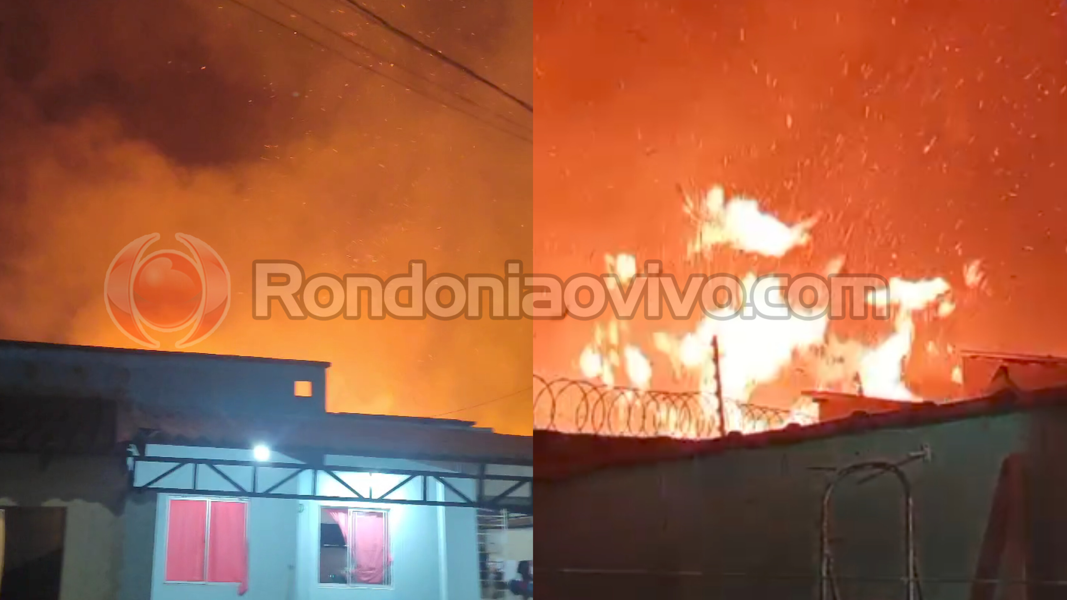 VÍDEO: Bombeiros são mobilizados para combater incêndio na região do Bairro Novo